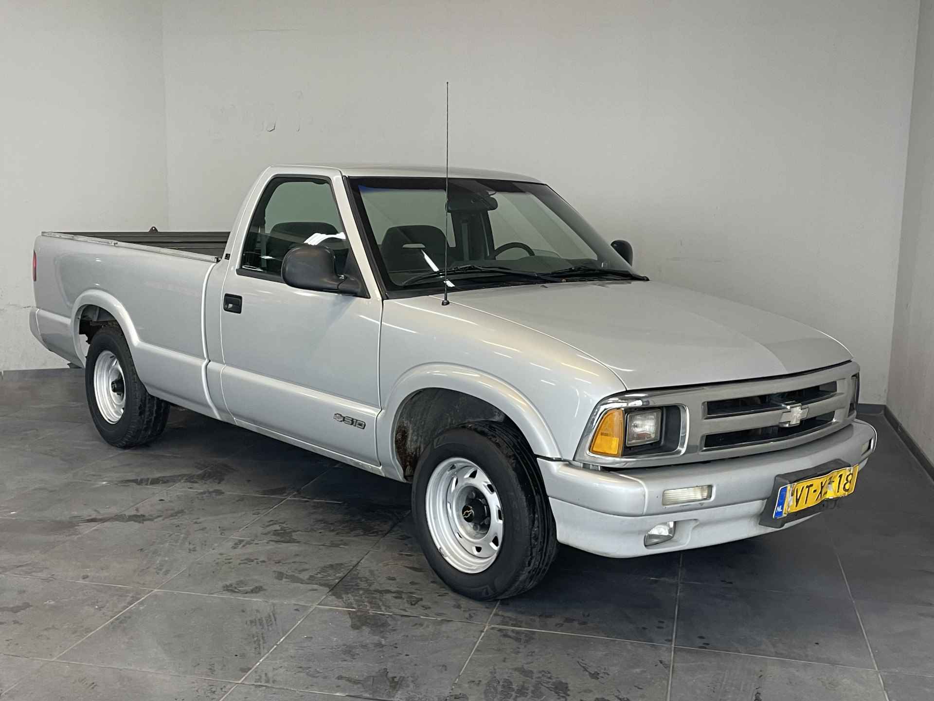 Chevrolet USA S-10 2.2 1SA lang ✅ Benzine ✅ Radio ✅ Grijs Kenteken ✅ Origineel Nederlands ✅ Rijdt goed ✅ - 45/47