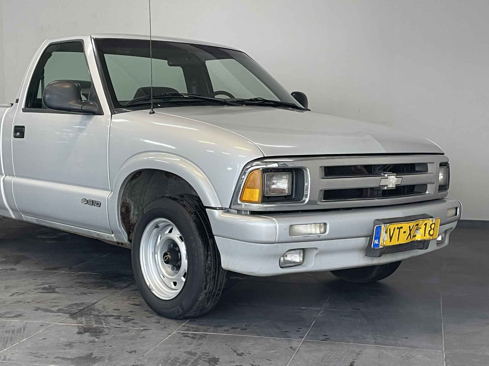 Chevrolet USA S-10 2.2 1SA lang ✅ Benzine ✅ Radio ✅ Grijs Kenteken ✅ Origineel Nederlands ✅ Rijdt goed ✅ - 46/47