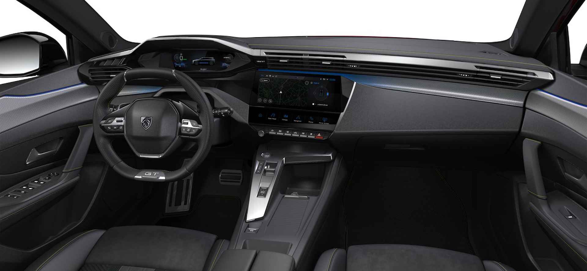 Peugeot 308 SW 1.6 HYbrid 225 GT Pack Business | Full options 308 | Nappa Leder | 360° camera | Panoramadak | Stoelmassage + verwarming | Adaptieve Cruise | Focal Audio | - 7/9