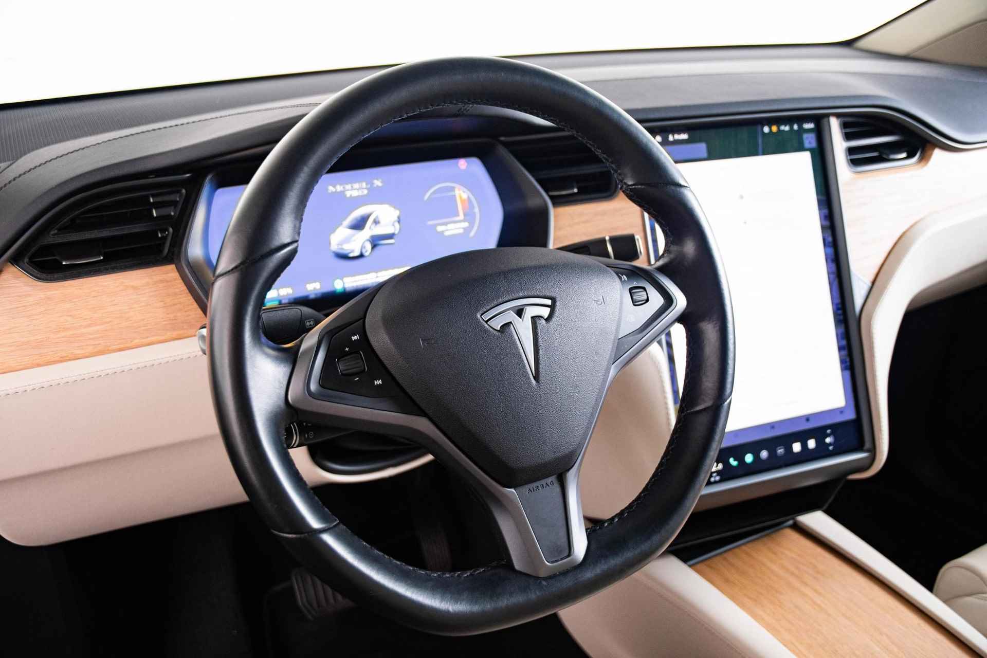 Tesla Model X 75D Base 7p. 22 inch - Camera - Leder - Adaptive Cruise Control - Panoramadak - 11/61