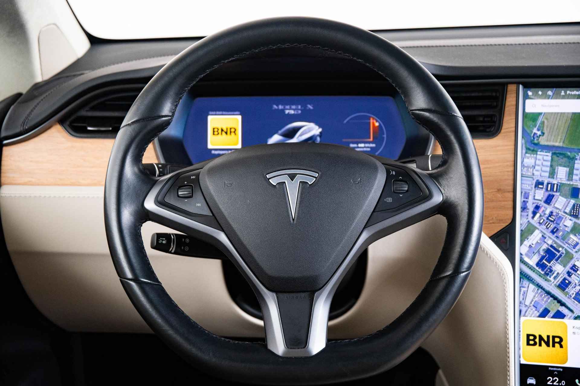 Tesla Model X 75D Base 7p. 22 inch - Camera - Leder - Adaptive Cruise Control - Panoramadak - 38/61