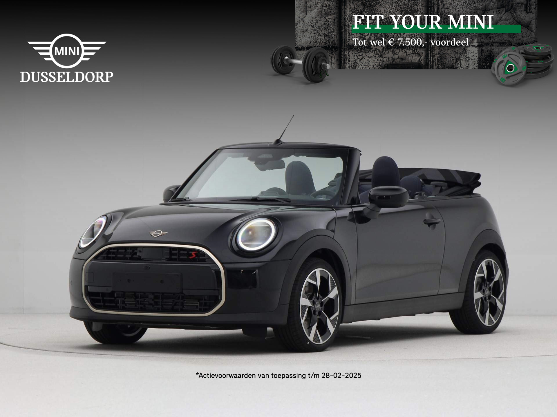 MINI Cooper Cabrio S Favoured Pakket XL PRIVATE LEASE EUR 890,- (48 mnd/10.000 km)