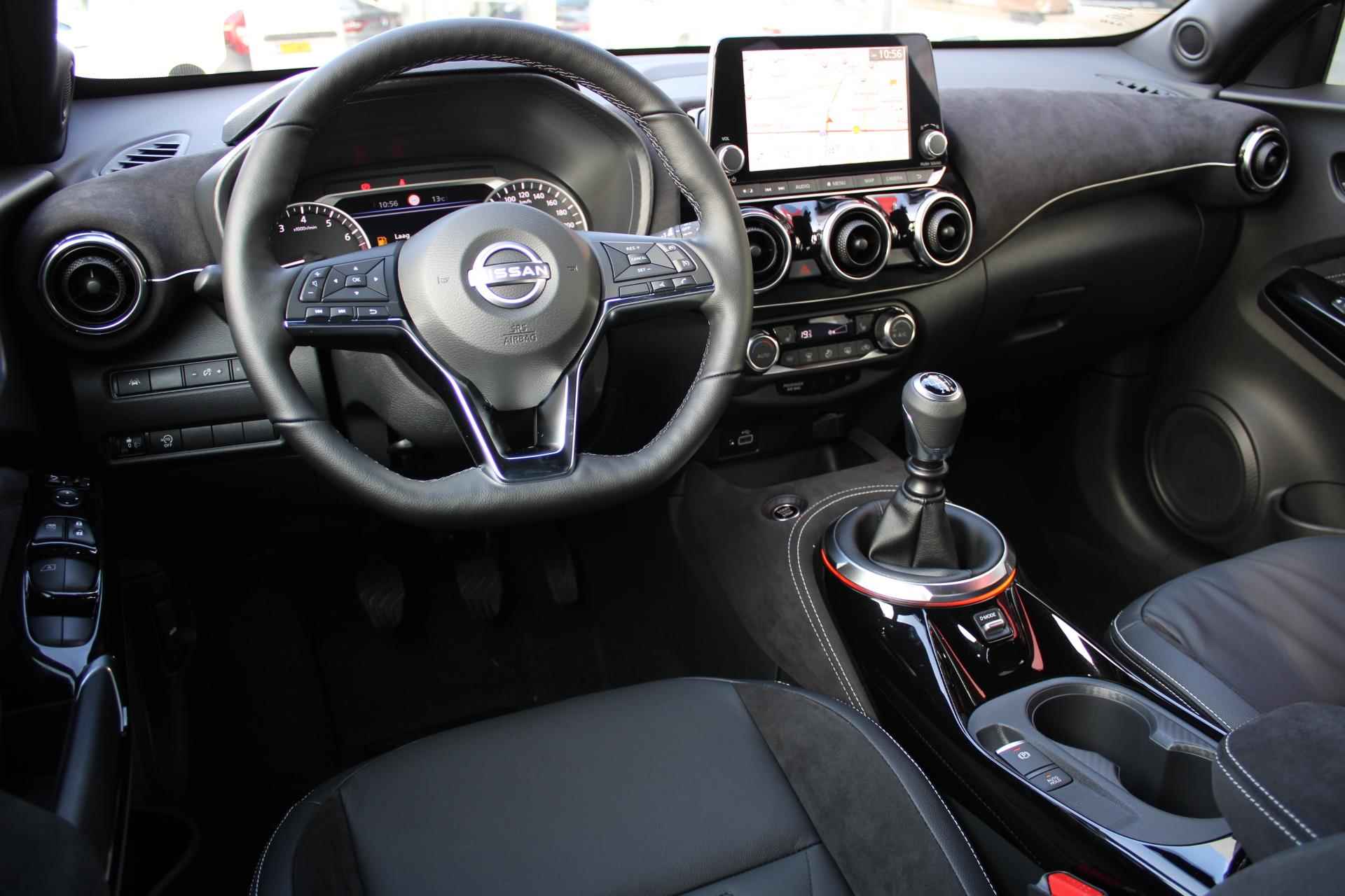 Nissan Juke DIG-T 114 N-Design | TWO TONE | COLD PACK | INTERIOR PACK CHIC BLACK | € 7.250,- REGISTRATIEKORTING | - 6/50