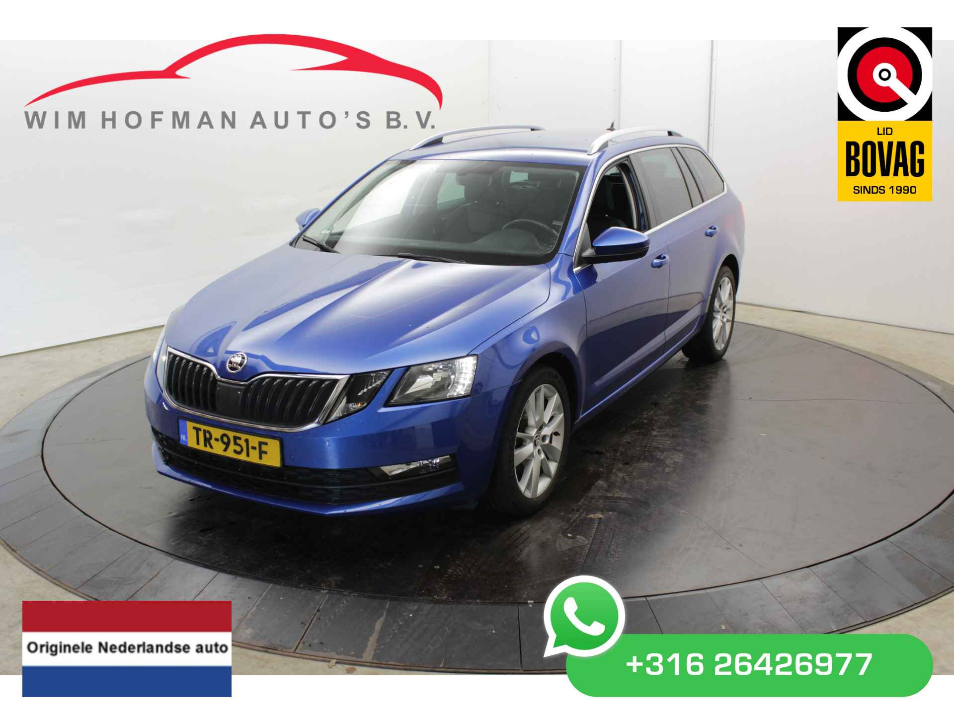 Škoda Octavia Combi 1.6 TDI Automaat Clever Edition Winterpack leer pdc Navi - 1/39