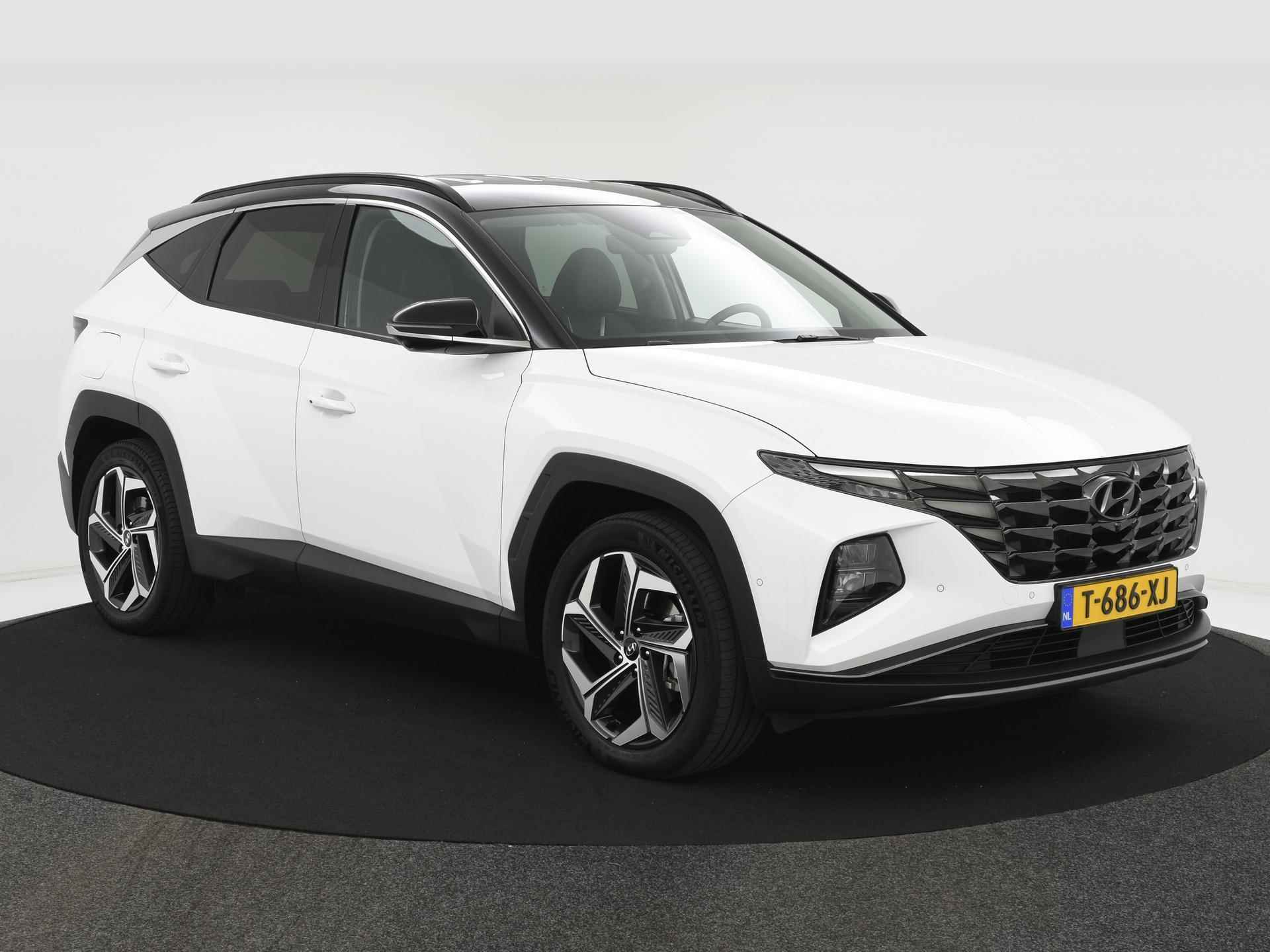 Hyundai Tucson 1.6 T-GDI 265PK PHEV Premium 4WD TREKH|LEER|ACC|BLIS|MEMORYSTOEL|WINTERPACK|360CAMERA|NAVI|STOELVENTILATIE - 3/43