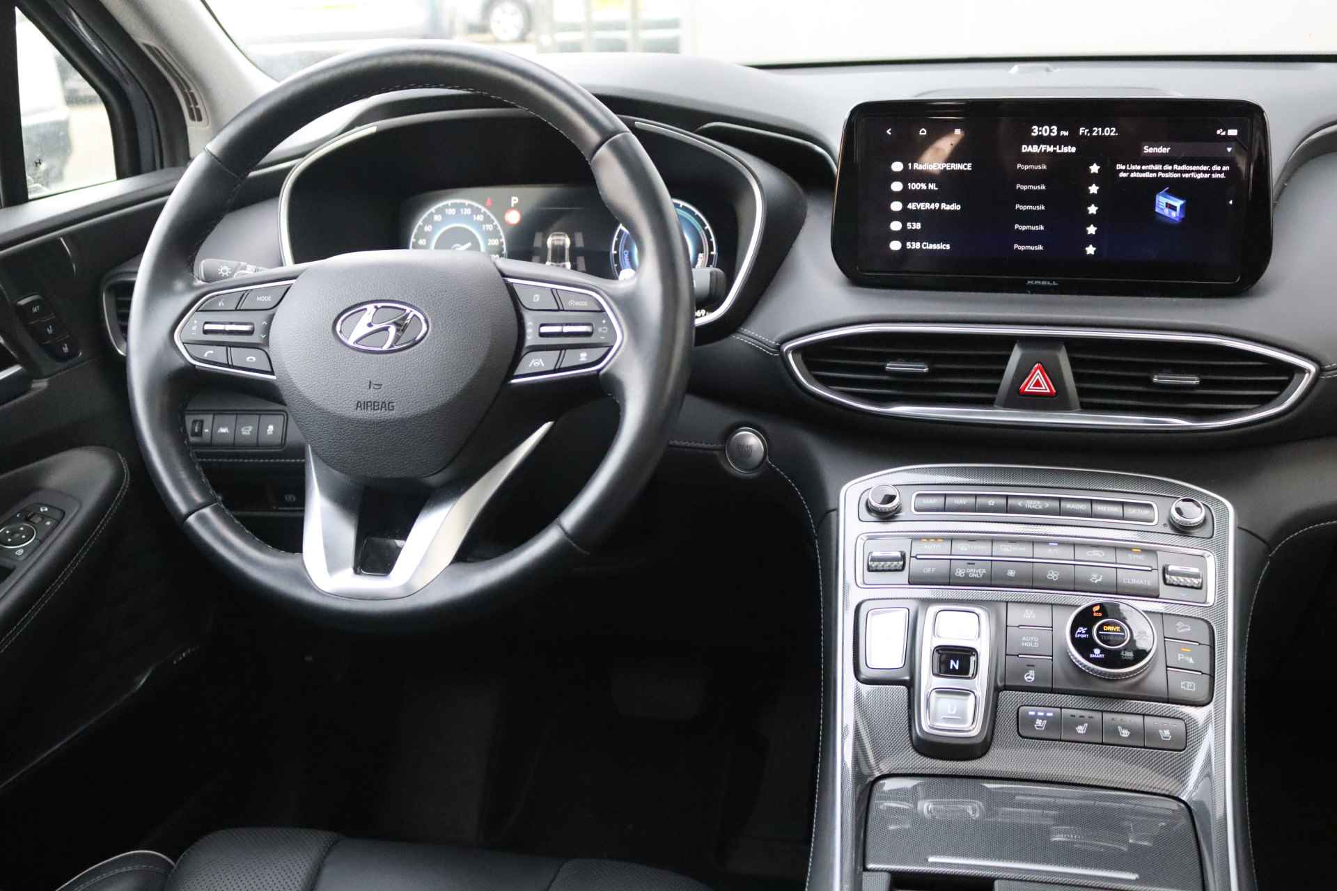 Hyundai Santa Fe 1.6 T-GDI PHEV Premium Sky Open-dak/Camera/Leder/Winter-pack/Adaptive-Cruise control - 15/36