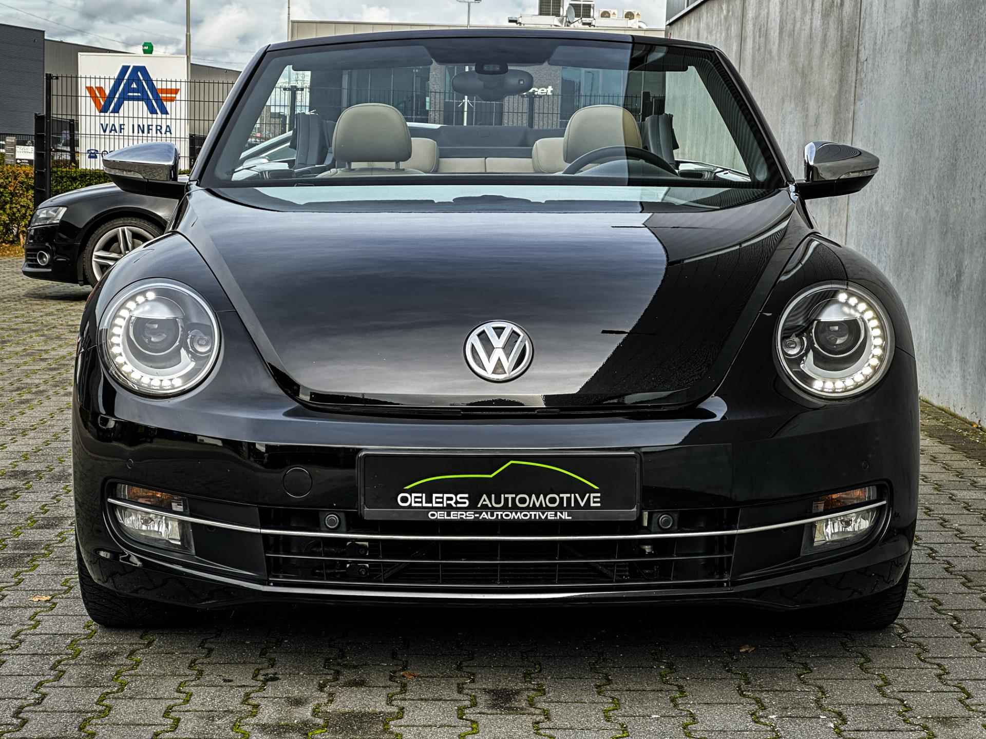 Volkswagen Beetle Cabriolet 1.4 TSI 50's Edition | Clima | Cruise | Navi | Leder | Stoelverw. | Bleutooth | Uniek! | - 17/44