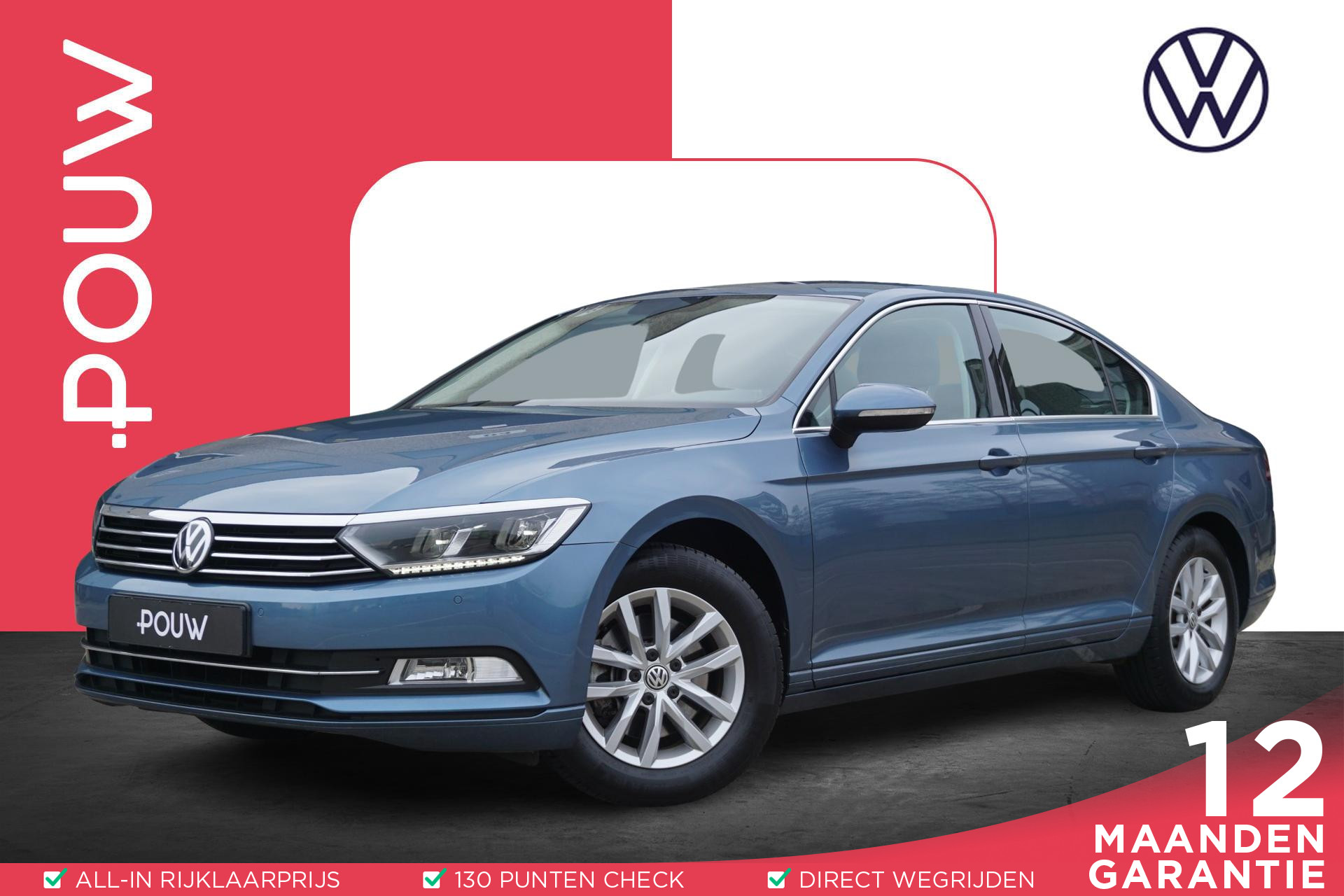 Volkswagen Passat 1.4 TSI 125pk DSG Comfortline | ErgoComfort Stoelen | Adaptive Cruise| PDC Voor & Achter | Navigatie