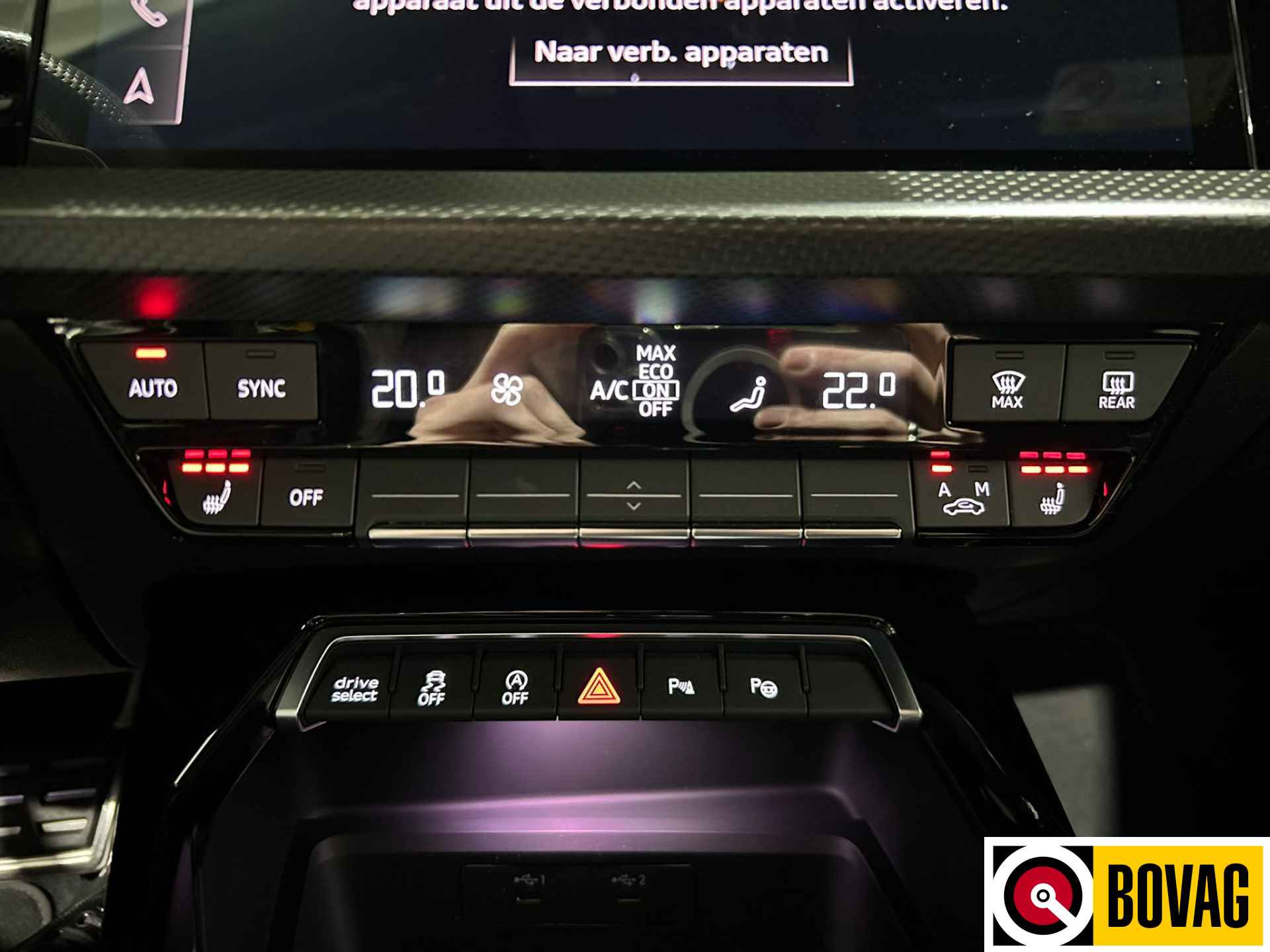 Audi RS3  A3 Sportback 2.5 TFSI Quattro 400 PK B&O, Adaptive Drive, Camera, Elec. Klep, Lederen bekleding, NL-AUTO! - 32/32