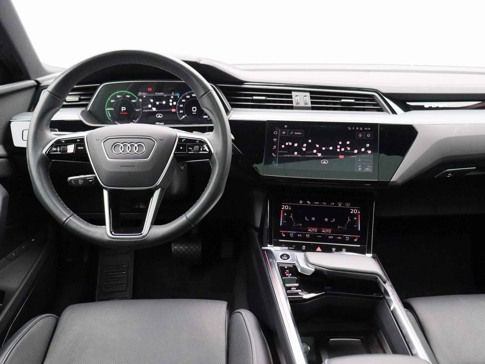Audi Q8 Sportback e-tron 55 quattro Advanced Edition 115 kWh 408 PK | Automaat | Navigatie | 360 Camera | Panoramadak | Cruise Control | Head-up Display | Stoelverwarming | Lichtmetalen velgen | Climate Control | Bang & Olufsen 3D | - 7/53