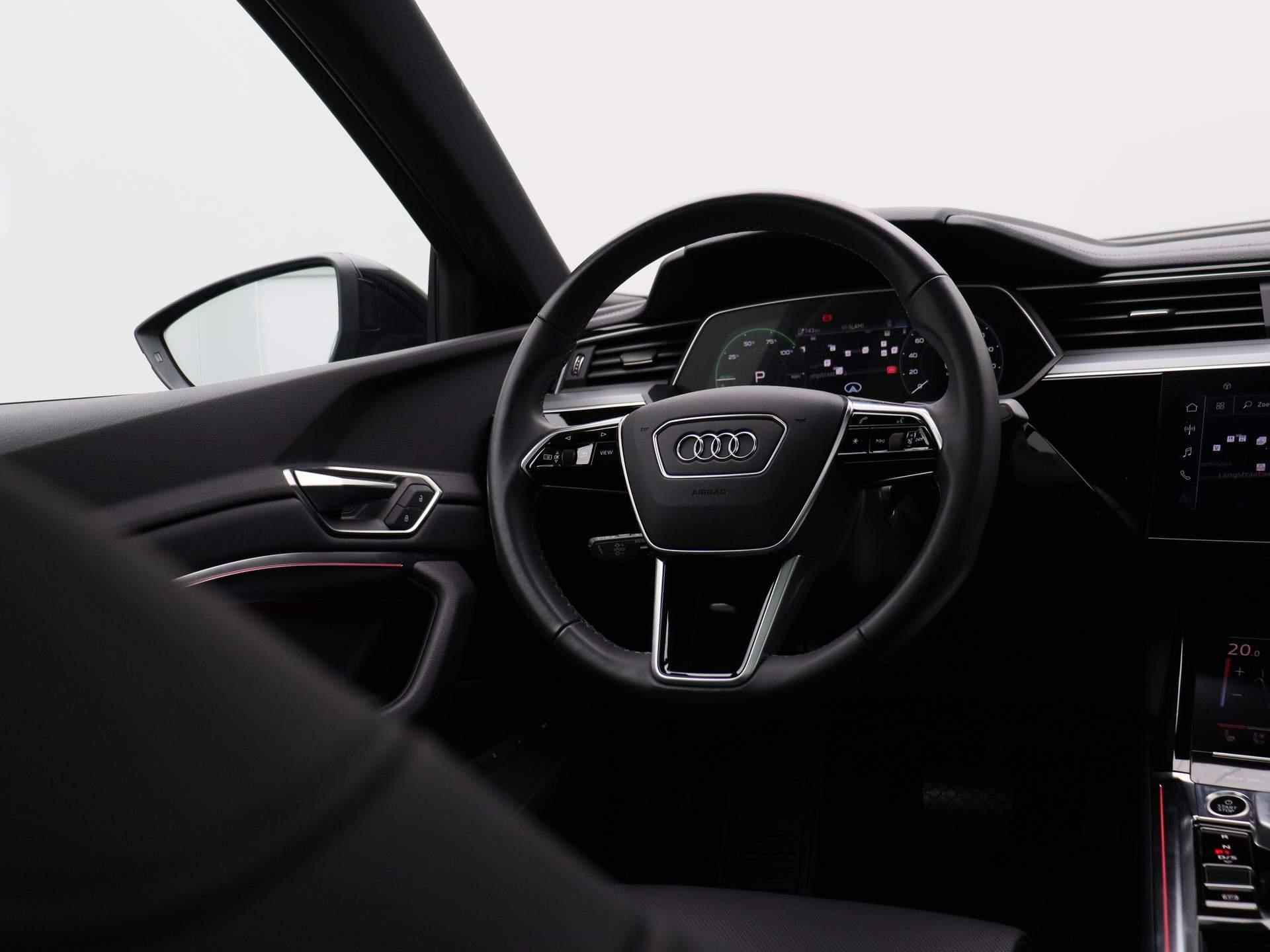 Audi Q8 Sportback e-tron 55 quattro Advanced Edition 115 kWh 408 PK | Automaat | Navigatie | 360 Camera | Panoramadak | Cruise Control | Head-up Display | Stoelverwarming | Lichtmetalen velgen | Climate Control | Bang & Olufsen 3D | - 11/53