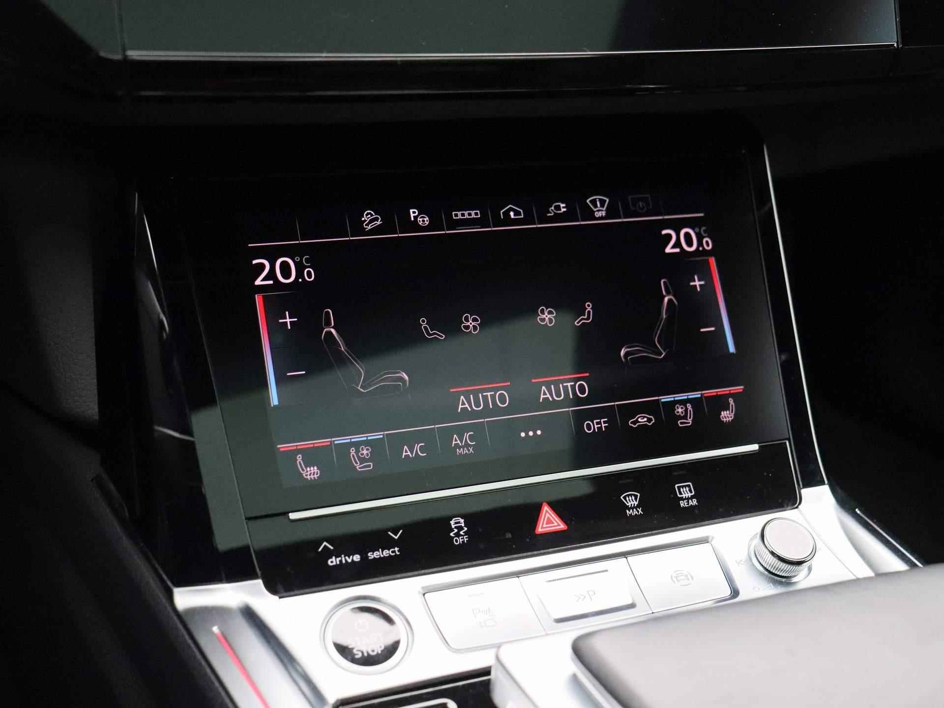 Audi Q8 Sportback e-tron 55 quattro Advanced Edition 115 kWh 408 PK | Automaat | Navigatie | 360 Camera | Panoramadak | Cruise Control | Head-up Display | Stoelverwarming | Lichtmetalen velgen | Climate Control | Bang & Olufsen 3D | - 21/53