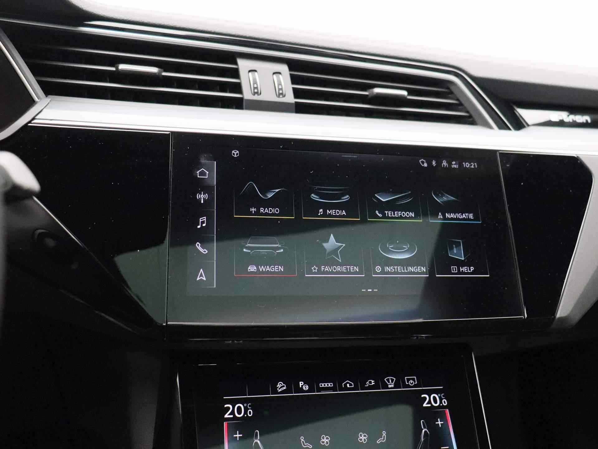 Audi Q8 Sportback e-tron 55 quattro Advanced Edition 115 kWh 408 PK | Automaat | Navigatie | 360 Camera | Panoramadak | Cruise Control | Head-up Display | Stoelverwarming | Lichtmetalen velgen | Climate Control | Bang & Olufsen 3D | - 34/53