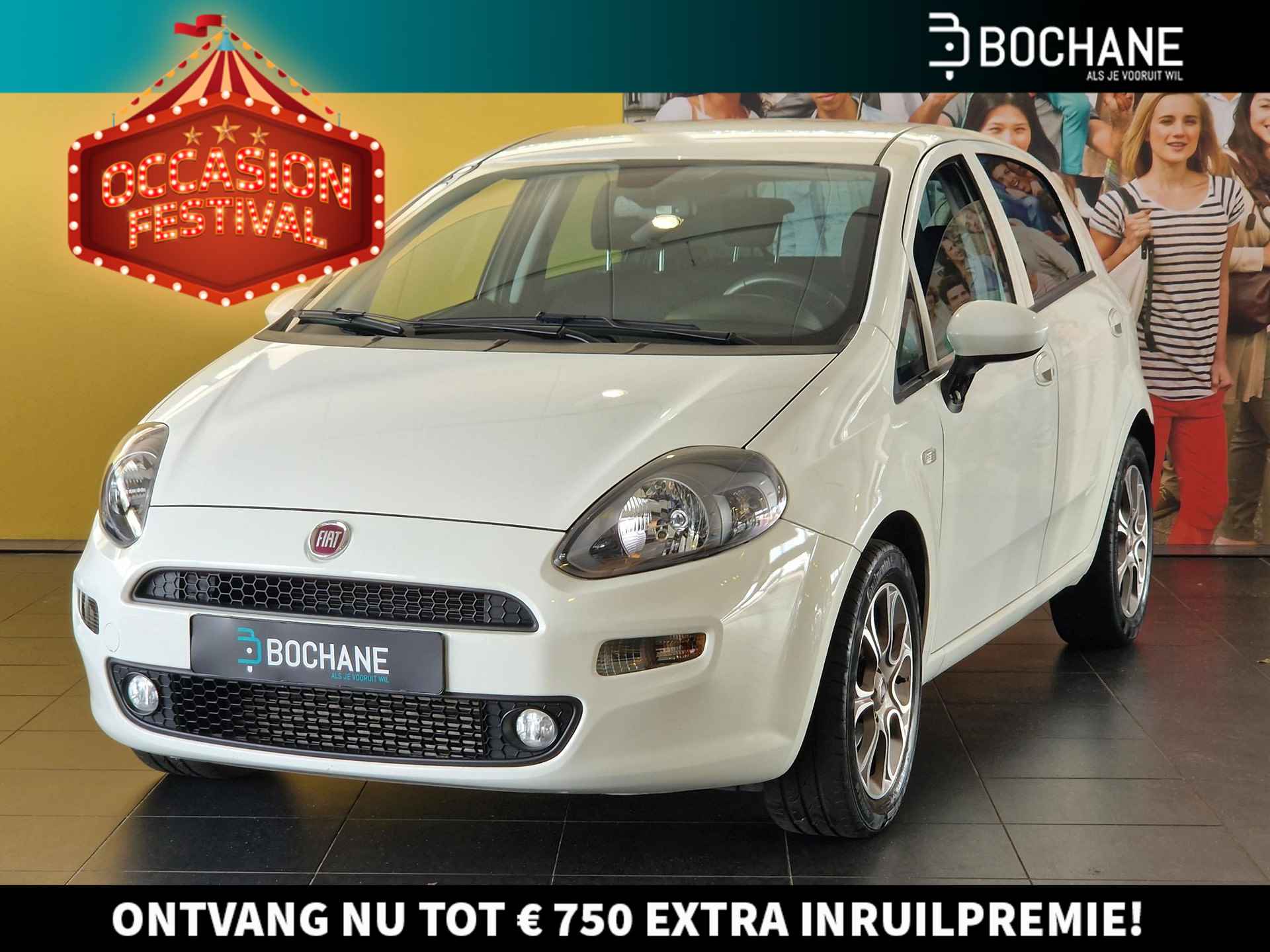 Fiat Punto Evo 0.9 TwinAir Sempre AIRCONDITIONING | 16 INCH LICHTMETAAL | CRUISE CONTROL | ELEKTRISCHE RAMEN VOOR + ACHTER - 1/24