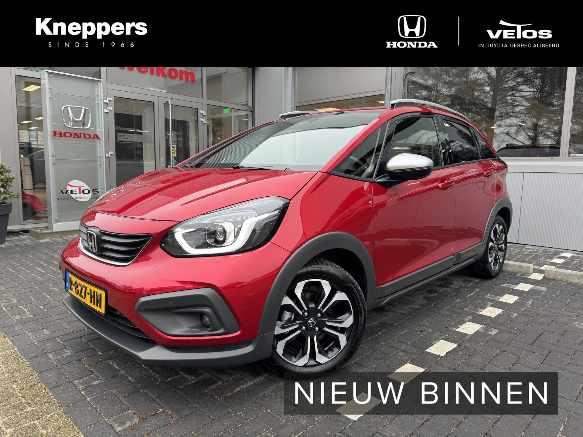 Honda Jazz 1.5 e:HEV Crosstar Navigatie, Parkeersensoren V+A, Apple/Android , All-in Rijklaarprijs