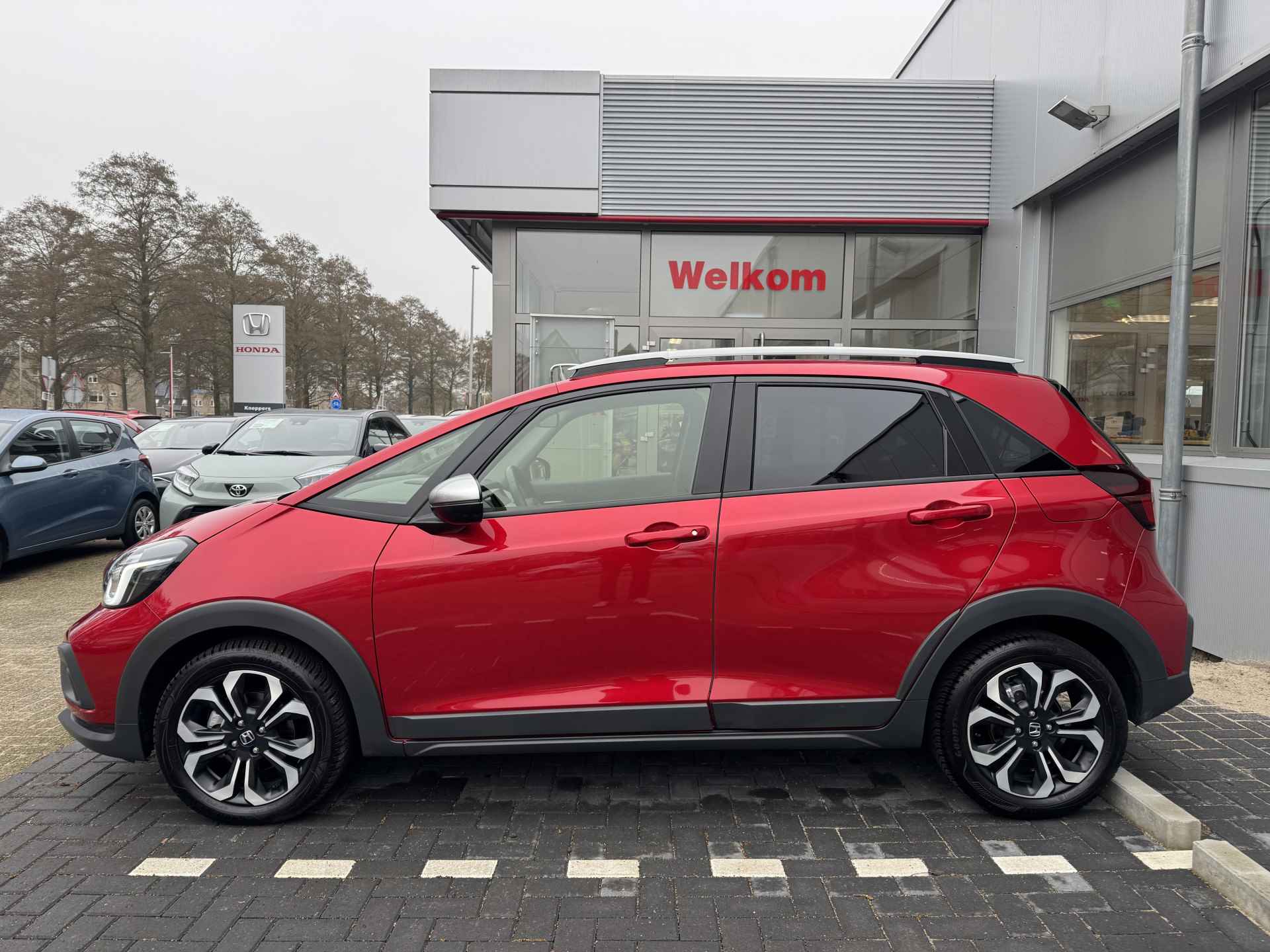 Honda Jazz 1.5 e:HEV Crosstar Navigatie, Parkeersensoren V+A, Apple/Android , All-in Rijklaarprijs - 5/43