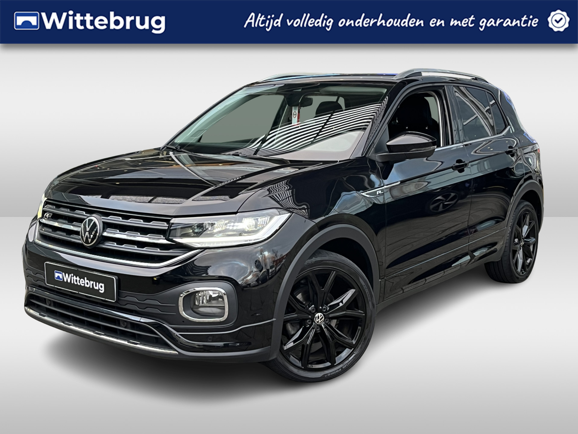 Volkswagen T-Cross 1.5 TSI 150 PK DSG R-Line / Led Verlichting / Dodehoeksensor / Virtual Cockpit / Achterruitrijcamera / Stoelverwarming / Getint Glas / 18'' LMV / VW