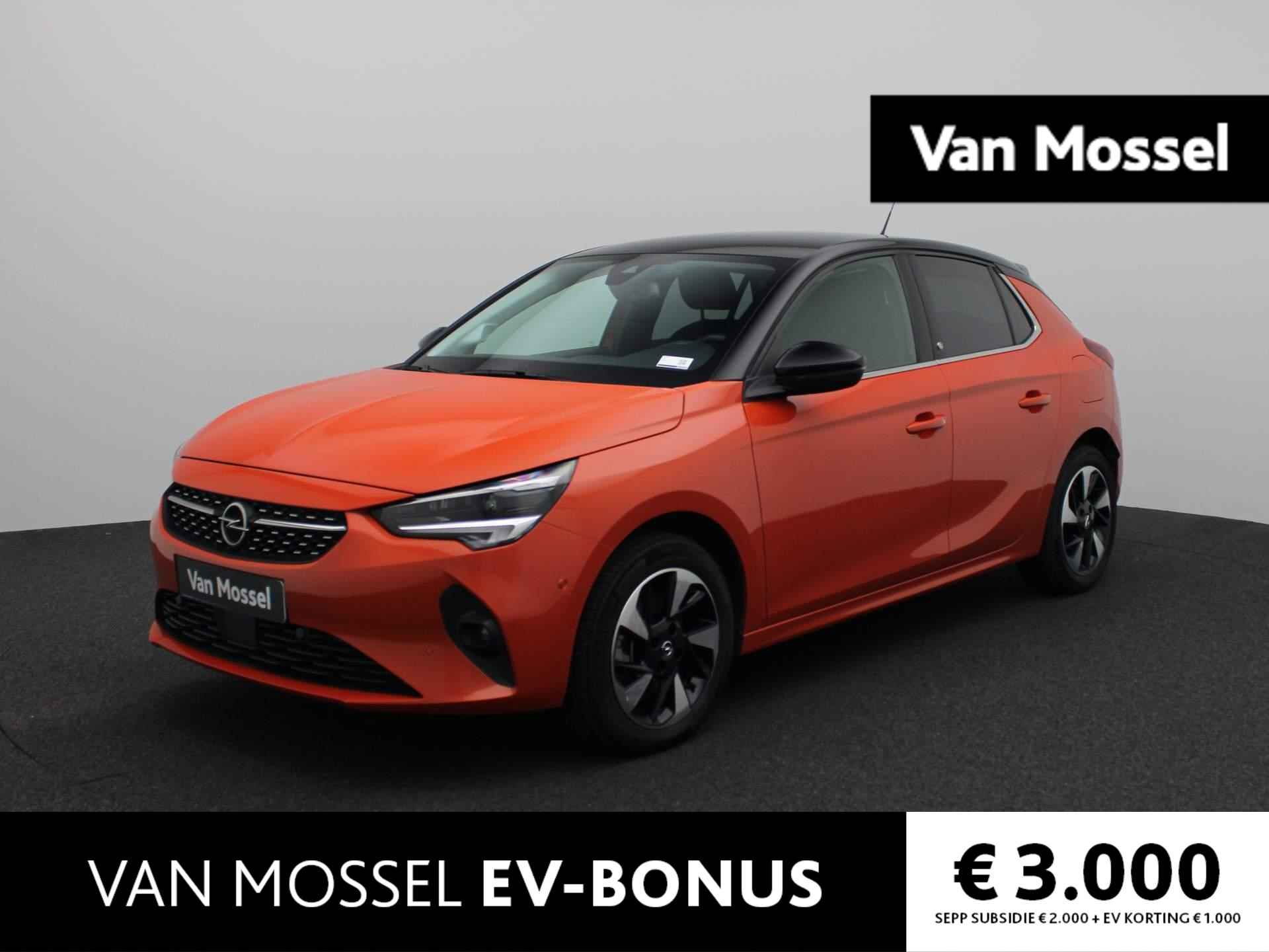 Opel Corsa-e Elegance 50 kWh | €18.400,- na aftrek subsidie | ECC | Navi | Half-Leder | LMV | PDC | LED | Cam | - 1/41