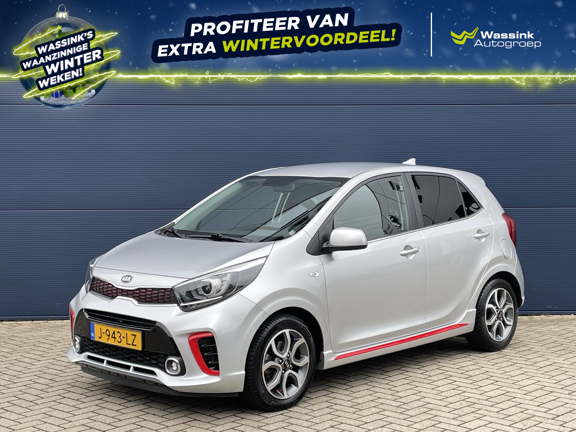 KIA Picanto 1.0 DPi 67pk 4-zits GT-Line | Navigatie | Cruise Control | Camera |