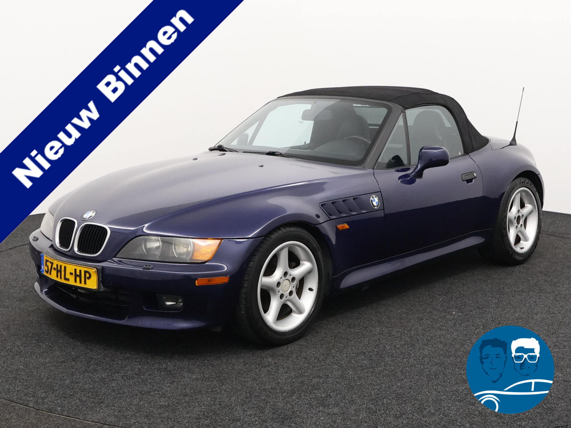 BMW Z3 Roadster 2.8 liter 6-Cylinder widebody 194 pk 6 cyl leer airco lmvelg cabrio de prijs is super scherp voor een 2.8 6-cyl  !! wel 2 delen spuiten !!