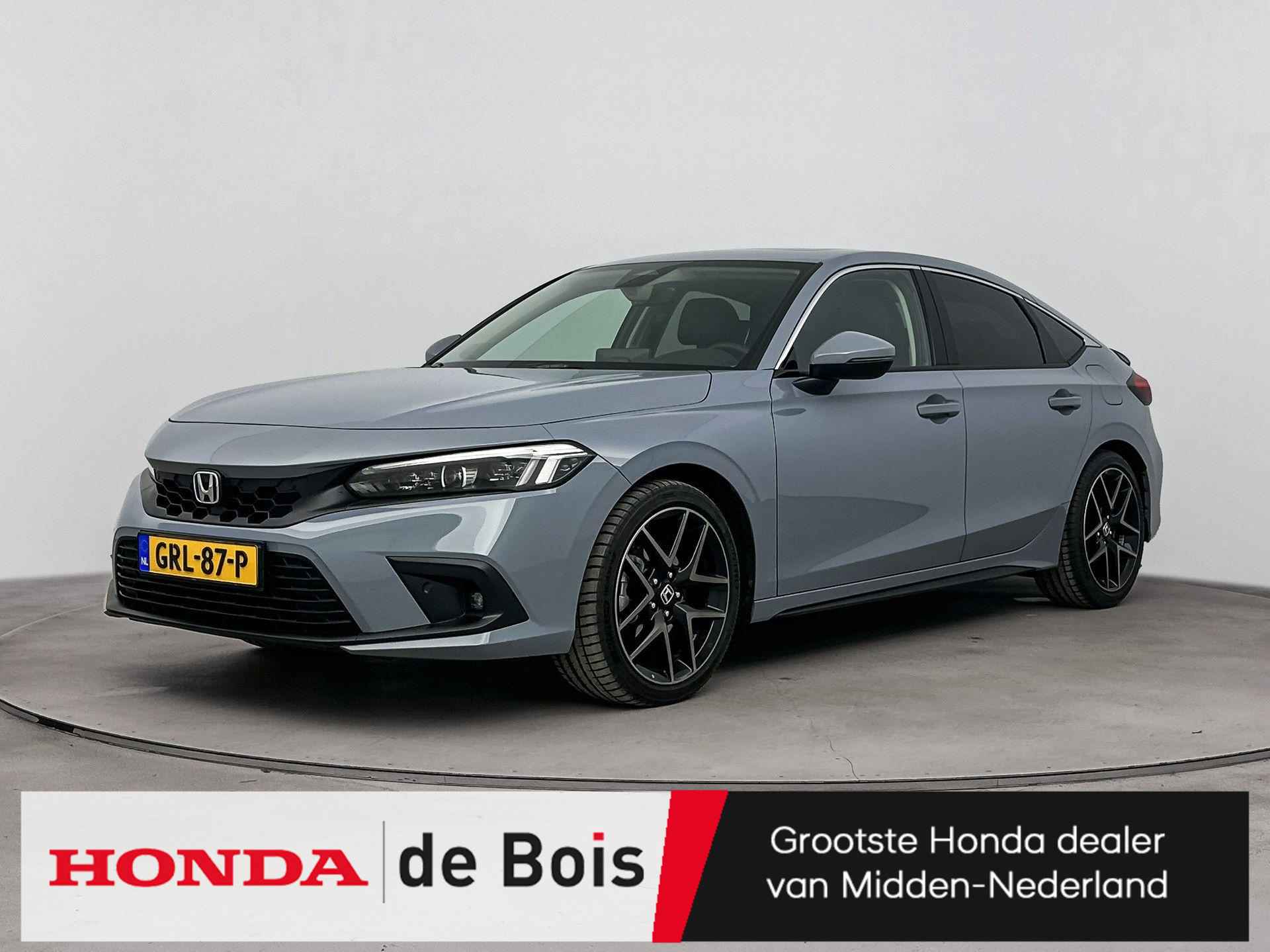 Honda Civic 2.0 e:HEV Advance | Demo! | Tot 10 jaar garantie!* | Incl afneembare trekhaak | 184 PK | Navigatie | Panoramisch dak | Apple Carplay | Verwarmd stuur | Full Option |