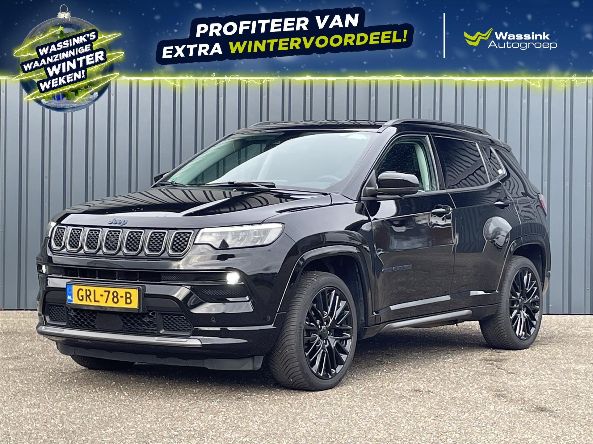 JEEP Compass 1.3 PHEV 240pk 4WD S I Automaat I All Season I Stoel/Stuur Verwarming I Elektr. Stoel Leder I 360 Camera I Elektr. Kofferbak I