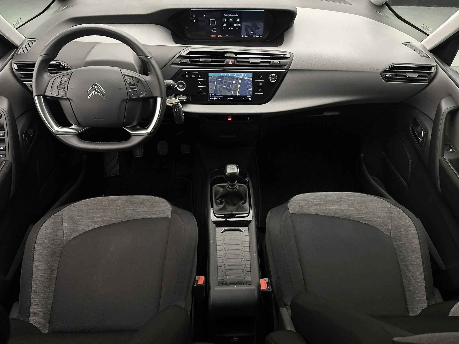 Citroen Grand C4 SpaceTourer SUV Feel 130 pk | Navigatie  | Parkeersensoren Voor en Achter | LED Dagrijverlichting | 2 Stoelen op Derde Rij | Lederen Stuurwiel | Cllimate Control | Cruise Control | 16" Lichtmetalen Velgen | Apple Carplay/Android Auto | - 12/34