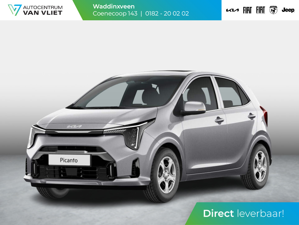 Kia Picanto 1.0 DPI DynamicLine | Uit voorraad leverbaar | MY25 | Navi | Airco | Cruise | Camera | Apple Carplay | Private Lease € 309,-