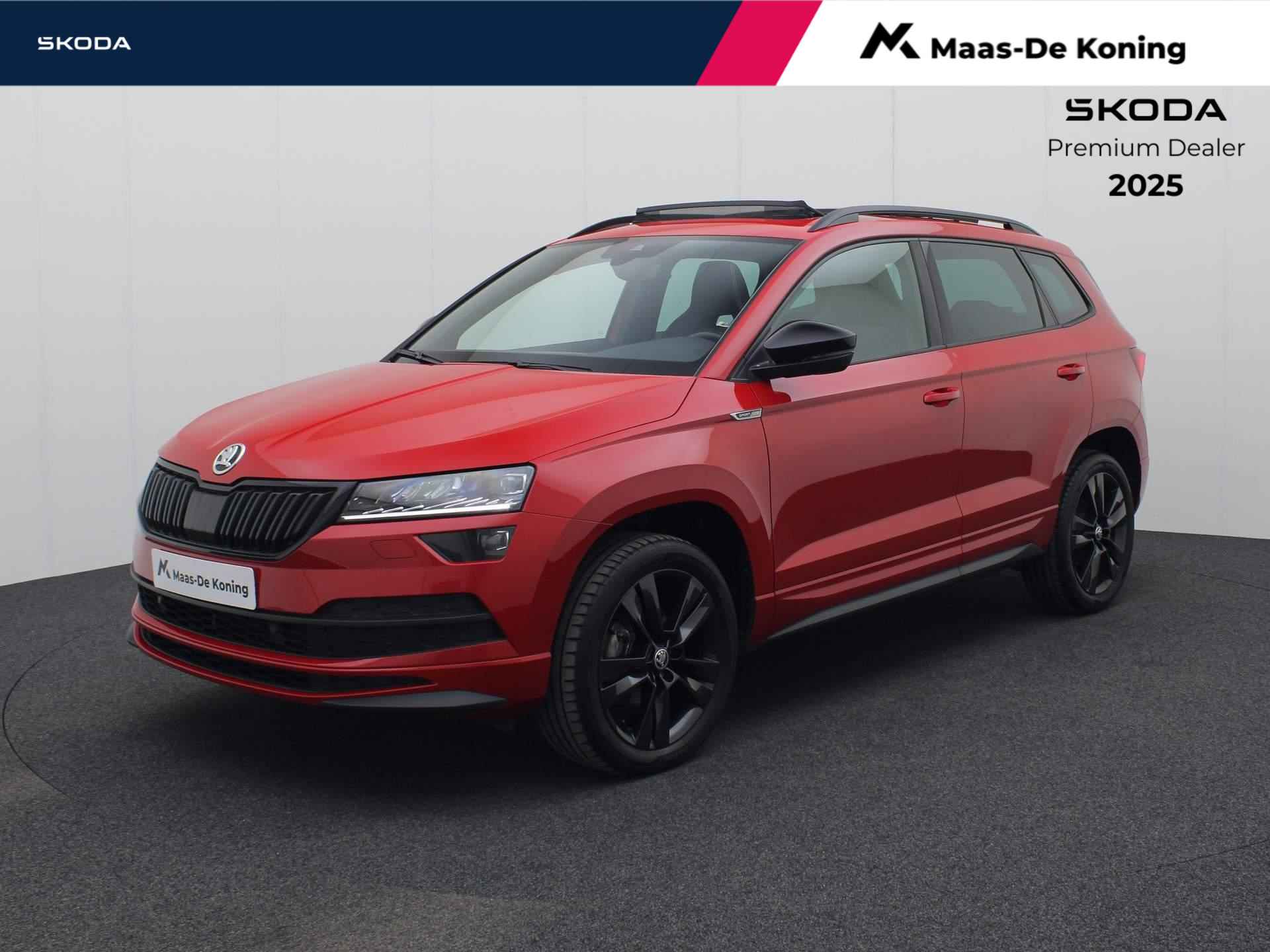 Skoda Karoq 1.5TSI/150PK Sportline DSG · Panoramadak · Navigatie · Parkeersensoren + camera