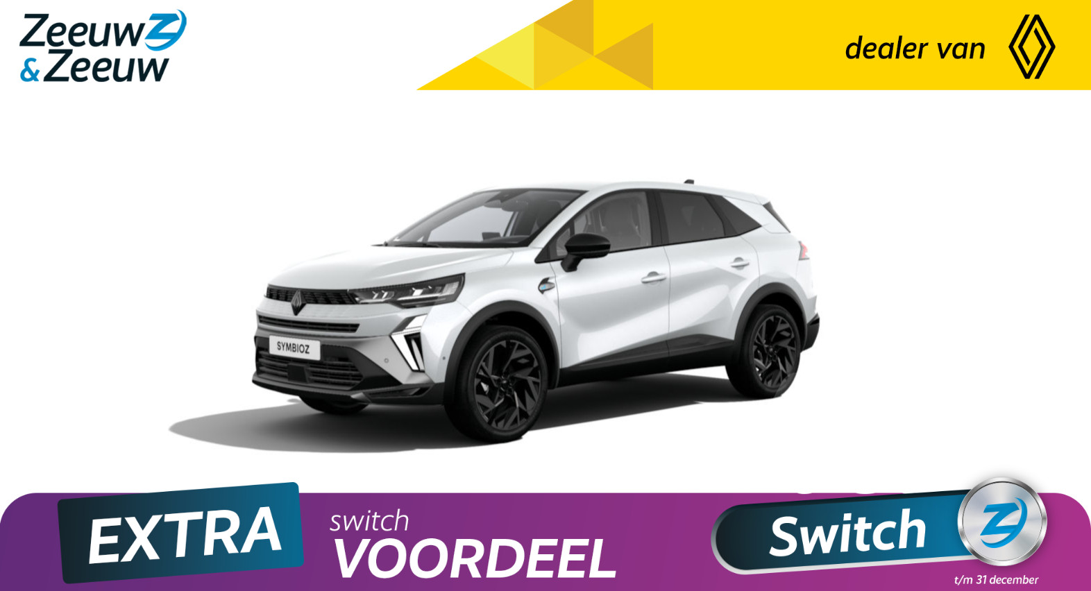 Renault Symbioz 1.6 E-Tech hybrid 145 esprit Alpine | Nu uit voorraad leverbaar en profiteer van €1500,- extra Zeeuw & Zeeuw korting! |