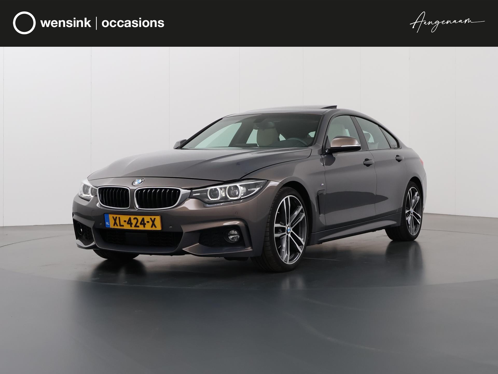 BMW 4-serie Gran Coupé 420i High Executive Edition M sport | Sportstoelen | Stuurverwarming | Lane Assist | Camera | PDC | Navigatie Proff. | Schuif/Kantel dak | bij viaBOVAG.nl