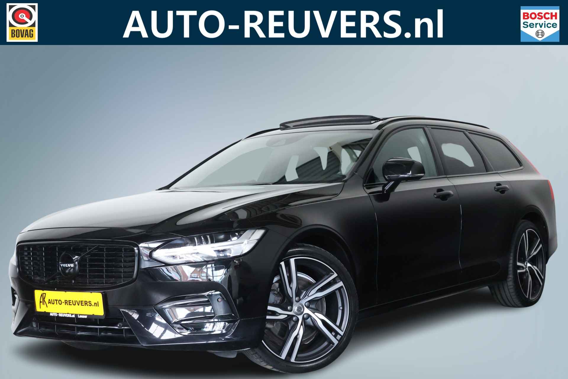 Volvo V90 2.0 D5 AWD R-Design Panorama / Opendak / HUD / Leder / B&W / Pilot Assist - 1/37