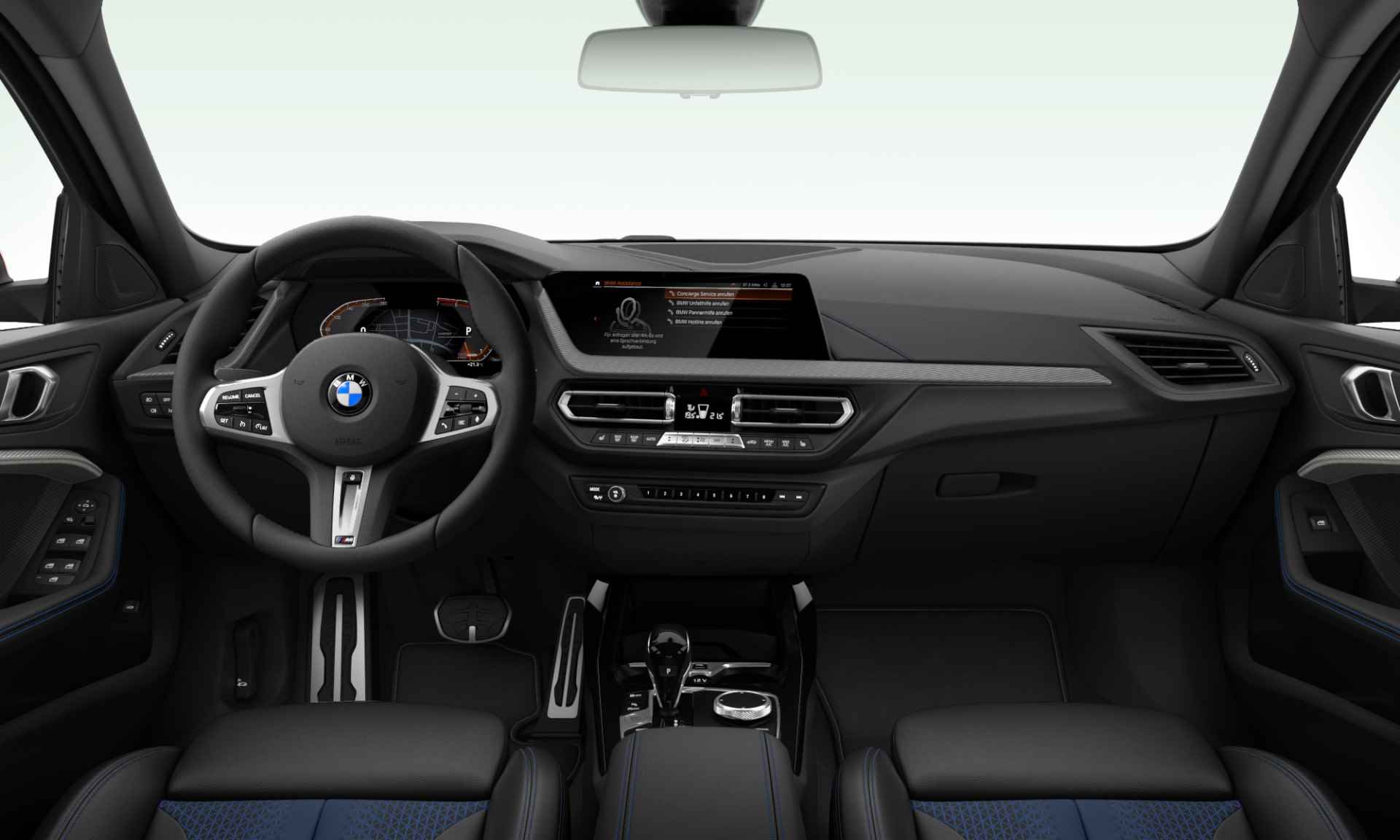 BMW 1-serie 118i Model M Sport | Comfort Pack | Premium Pack | 18 inch LM Dubbelspaak M (Styling 819 M)in Bicolor Orbit Grau Metallic | Step - 3/4