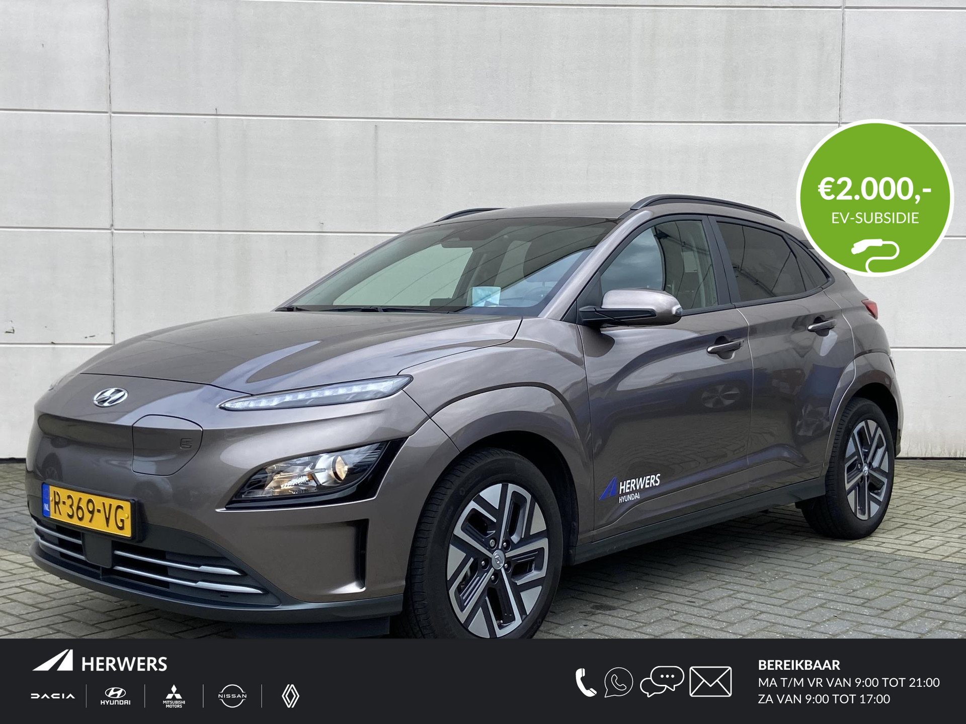 Hyundai Kona EV Fashion 39 kWh / 305 KM WLTP / Navigatie / Dodehoekdetectie / Head Up Display / Krell Audio / Adaptive Cruise Control / Climate Control /