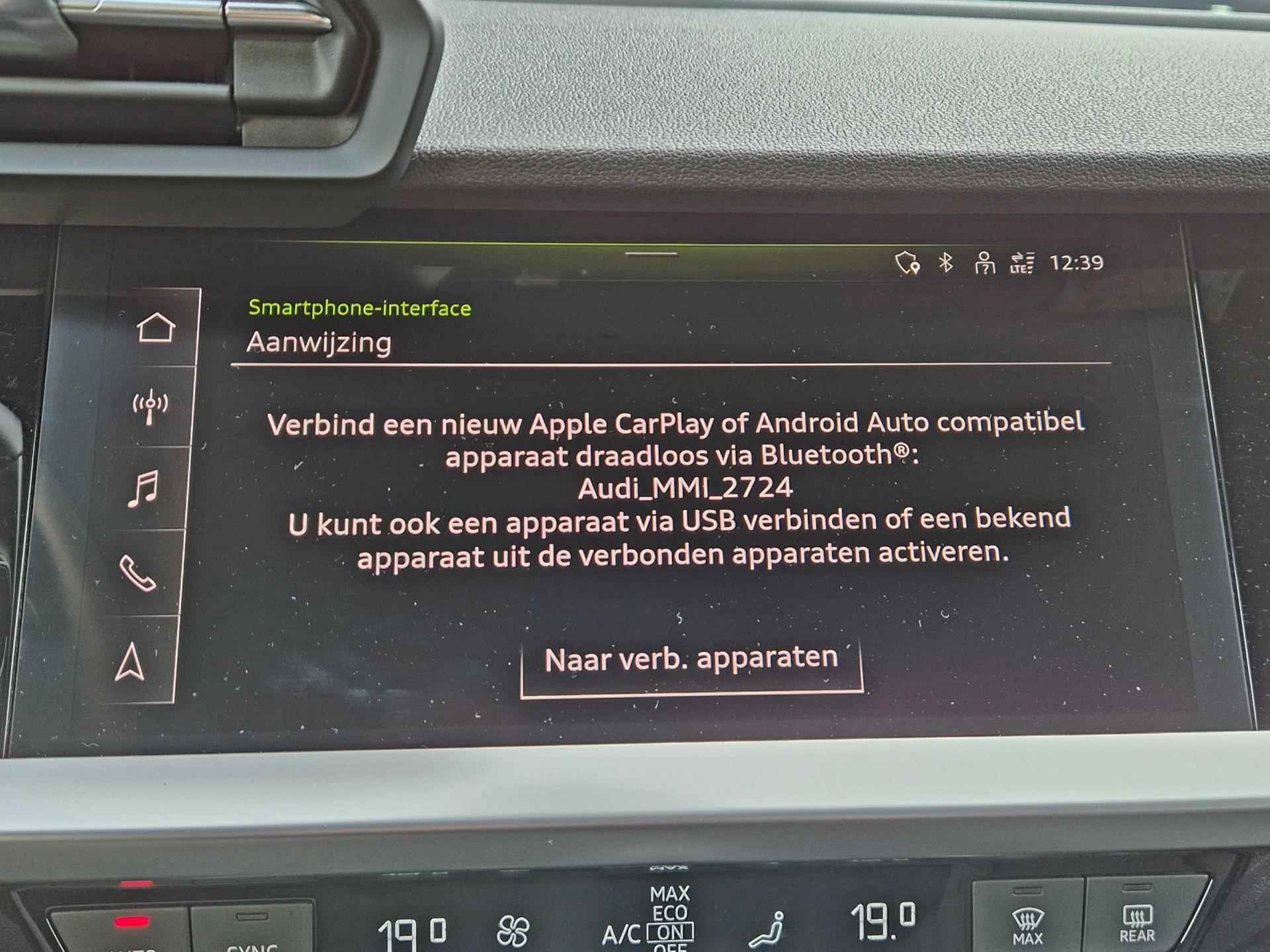 Audi A3 Sportback 45 TFSI e S edition Competition + LED|Digital Cockpit|DAB|Android|Apple|Adaptive cruise|Climate control|Camera - 23/35