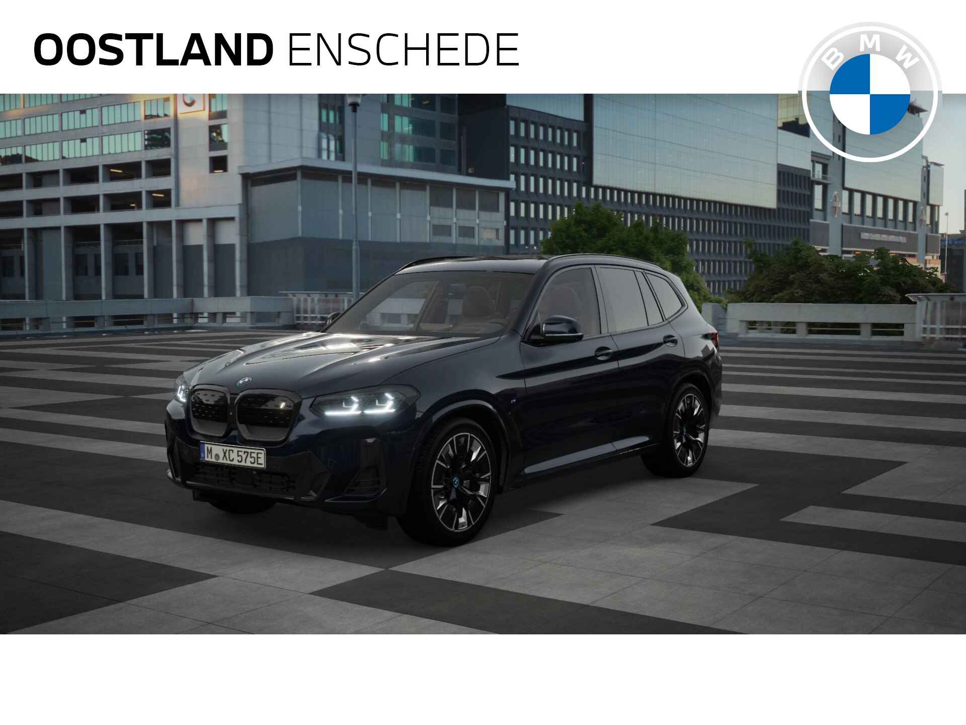 BMW iX3 High Executive 80 kWh / Trekhaak / Sportstoelen / Adaptieve LED / Parking Assistant Plus / Adaptief M Onderstel / Gesture Control / Driving Assistant Professional - 1/11