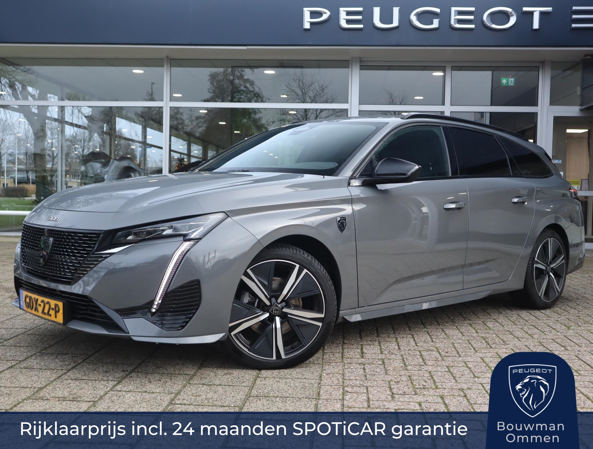 PEUGEOT 308 Sw GT PureTech 130pk EAT8 automaat, Rijklaarprijs, Navigatie Camera voor en achter Adaptieve cruise control Handsfree kofferklep