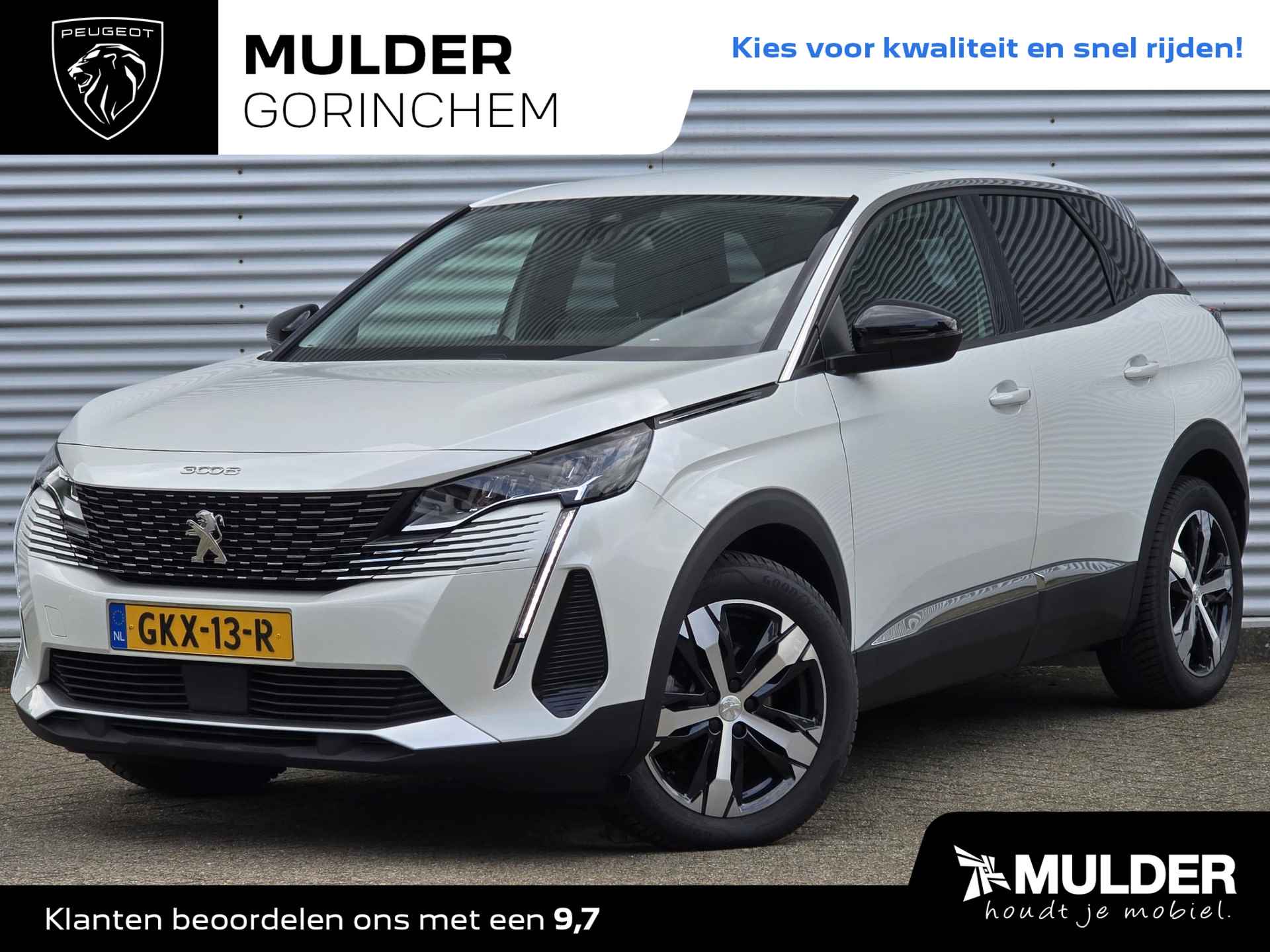 Peugeot 3008 SUV Allure Pack 1.2 PureTech 130pk H6 | KEYLESS ENTRY | NAVI | CAMERA | CLIMA | STOELVERW. | DAB+ | GRIPCONTROL | 18" LM-VELGEN | - 1/61