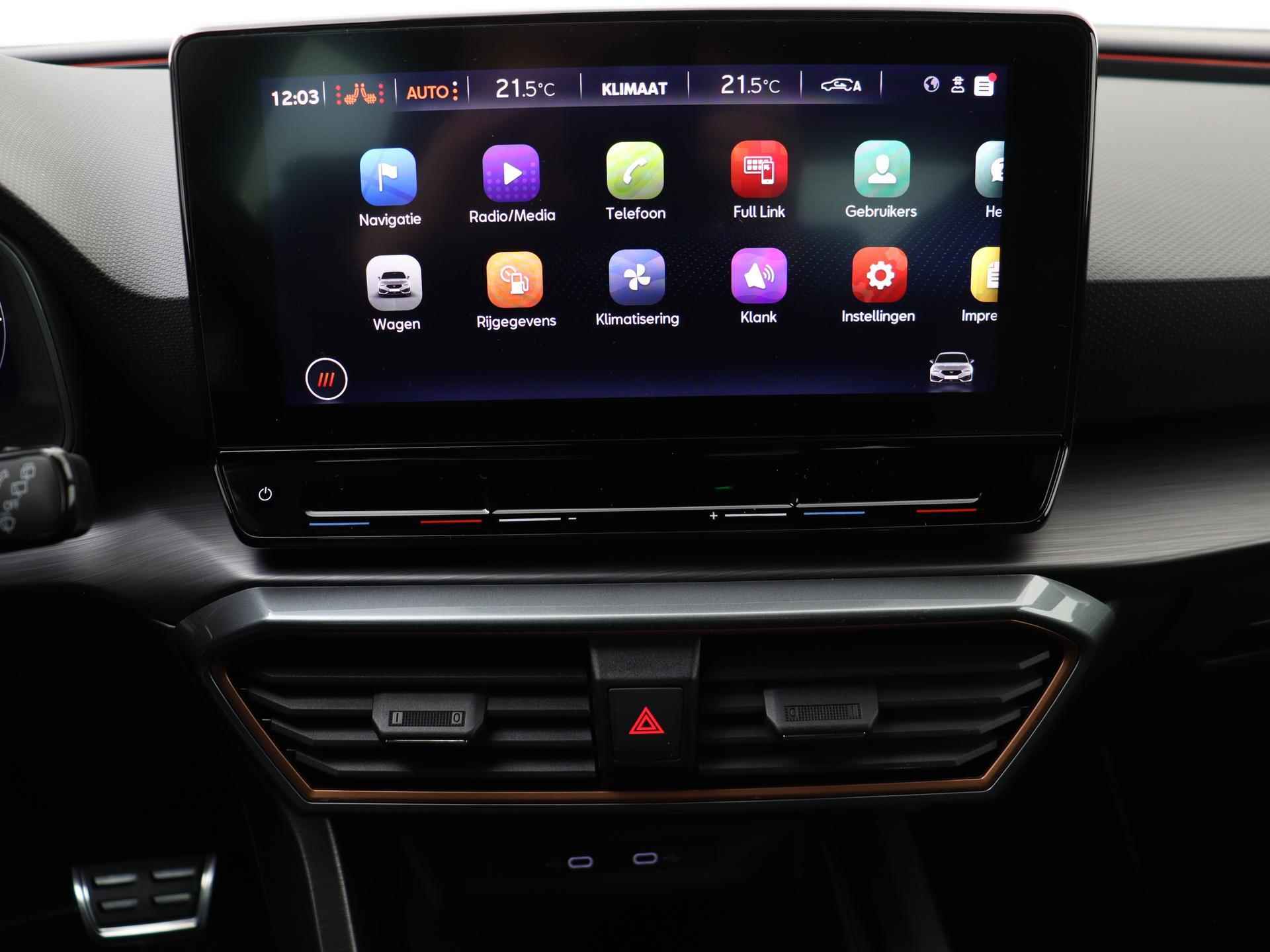 Cupra Leon 1.4 e-Hybrid 204 PK Essential Limited | Apple CarPlay | ACC | Navigatie | Parkeerhulp | 18" | - 13/14