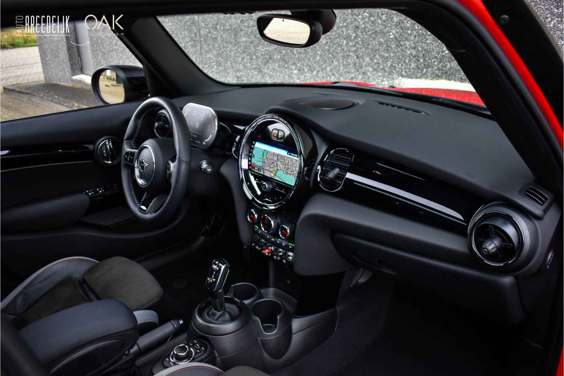 MINI Mini 1.5 Cooper Aut. | JCW-Trim | Navigatie | Panorama | Leder/Alcantara | Camera | 17"LM | Chili Red - 23/27