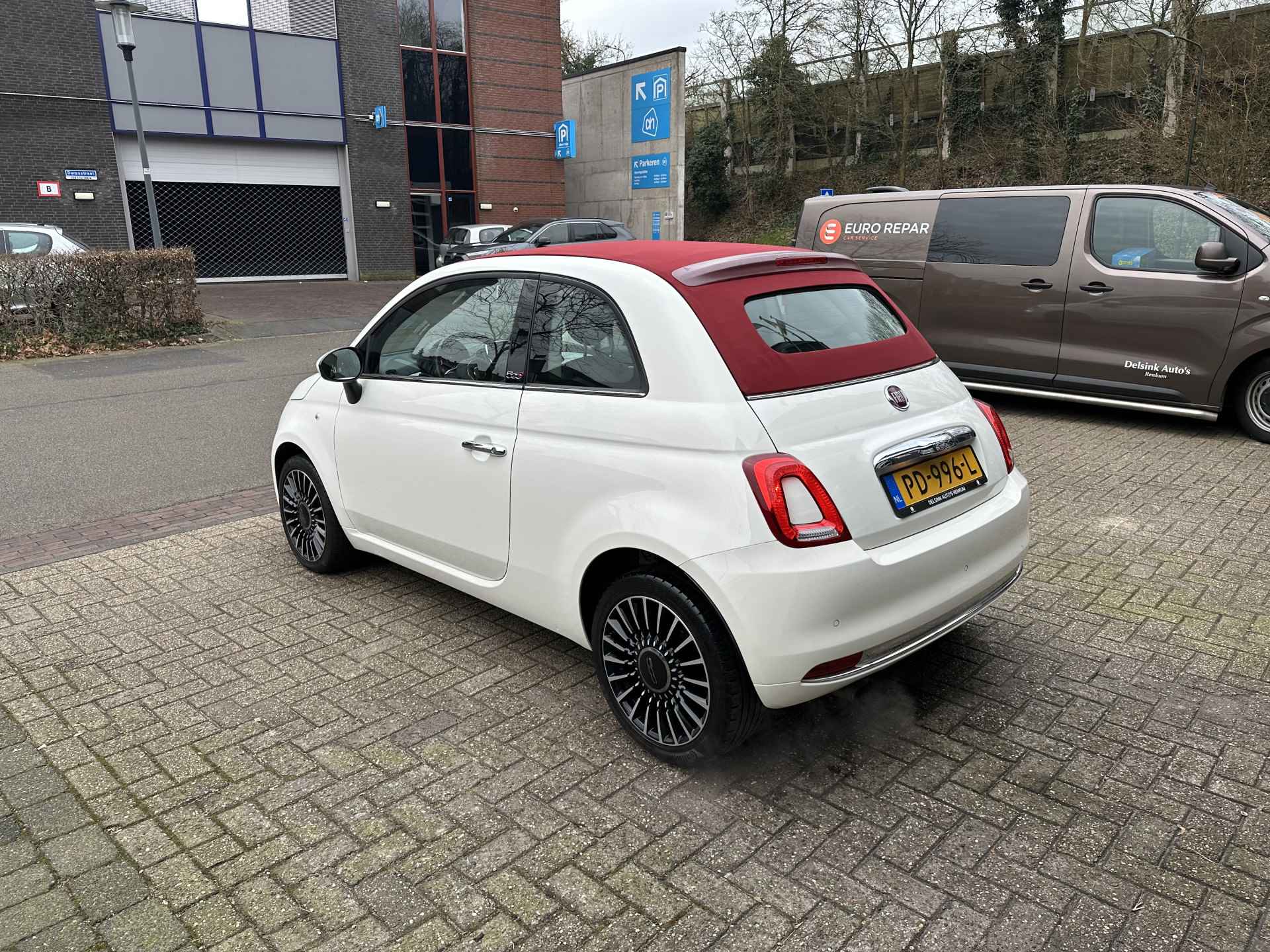 Fiat 500C 0.9 TwinAir Turbo Lounge All-in Prijs Airco/Navi/Cruise/Parkeer sens achter - 3/24