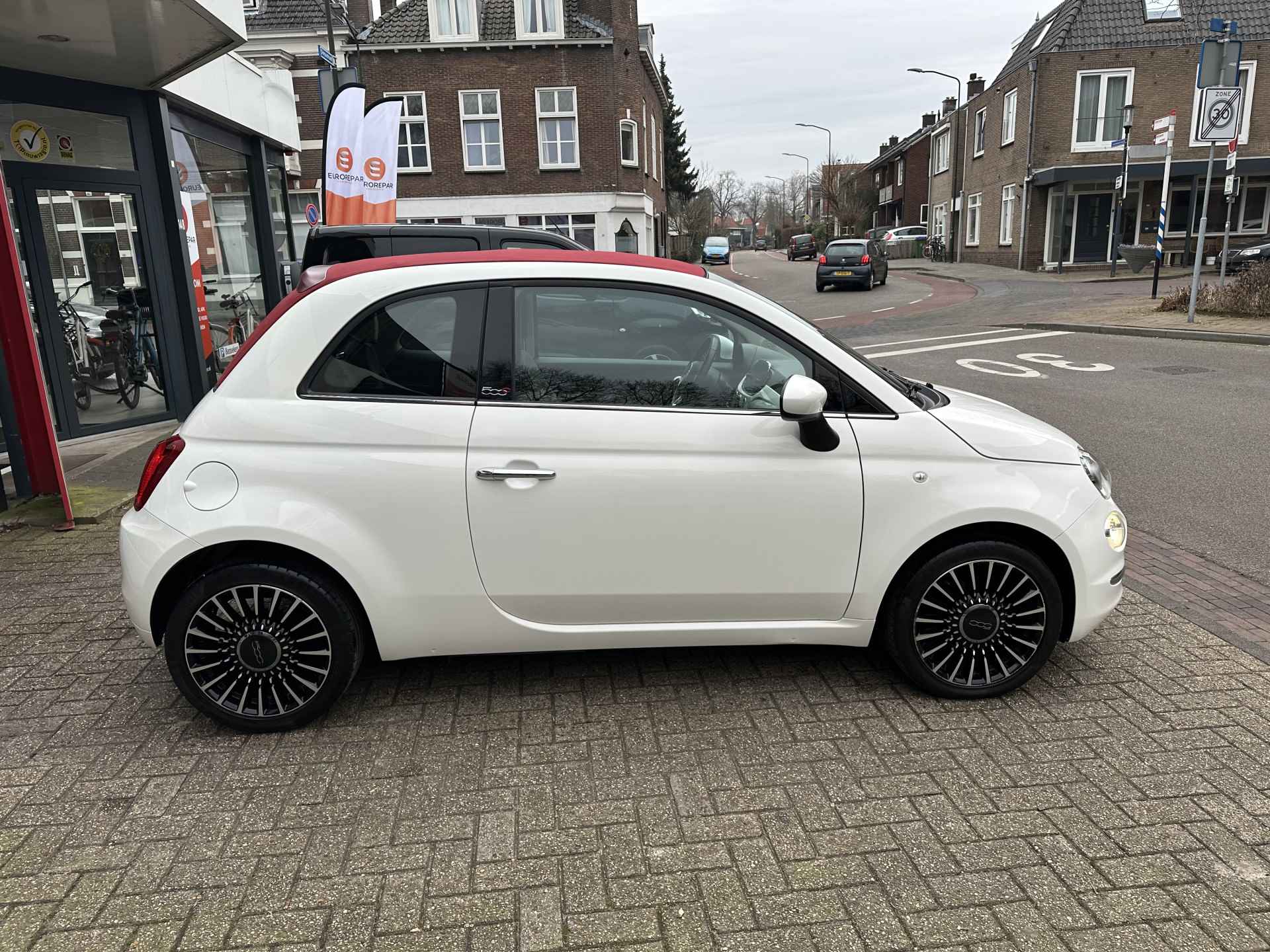 Fiat 500C 0.9 TwinAir Turbo Lounge All-in Prijs Airco/Navi/Cruise/Parkeer sens achter - 6/24