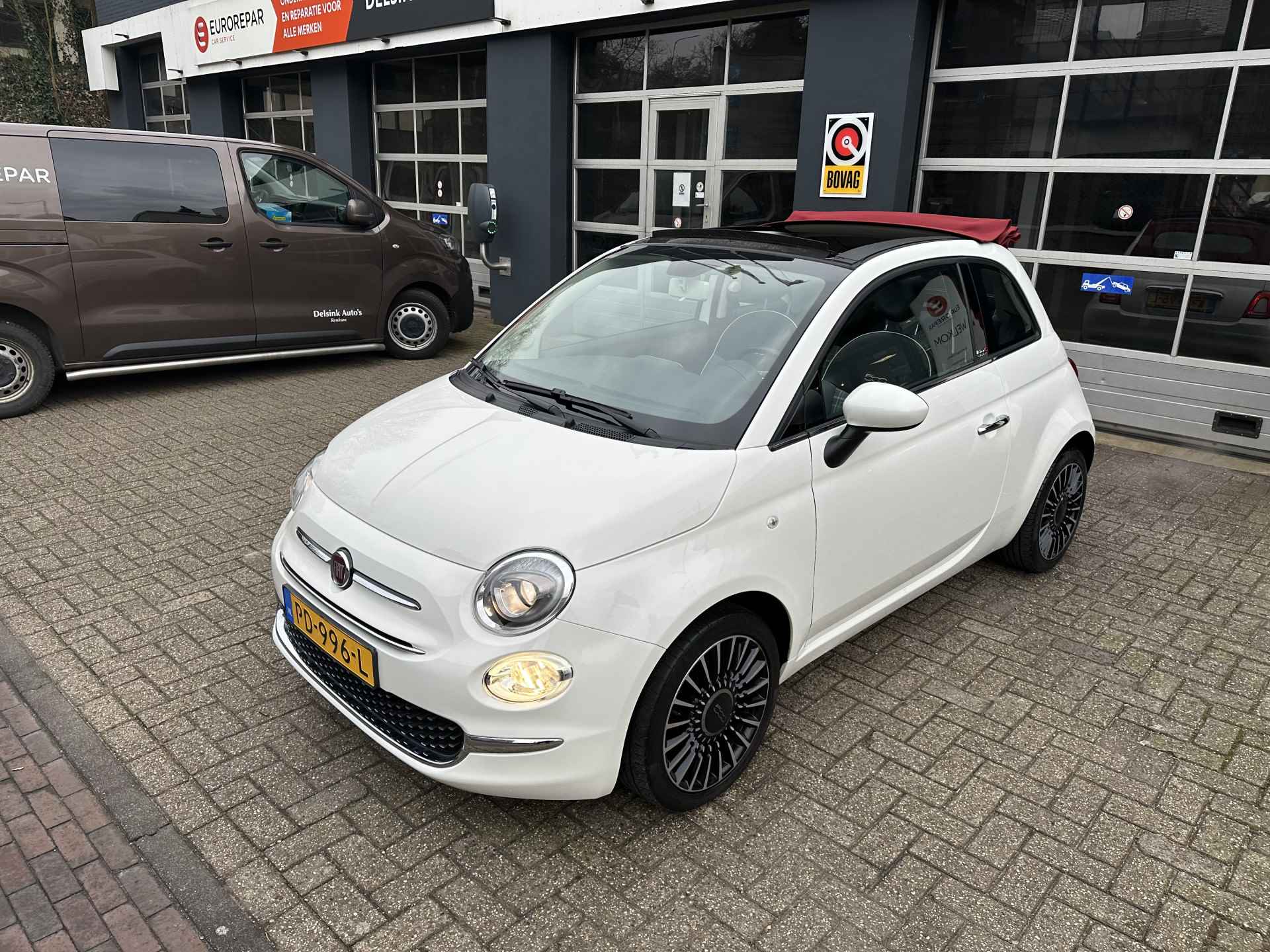 Fiat 500C 0.9 TwinAir Turbo Lounge All-in Prijs Airco/Navi/Cruise/Parkeer sens achter - 11/24