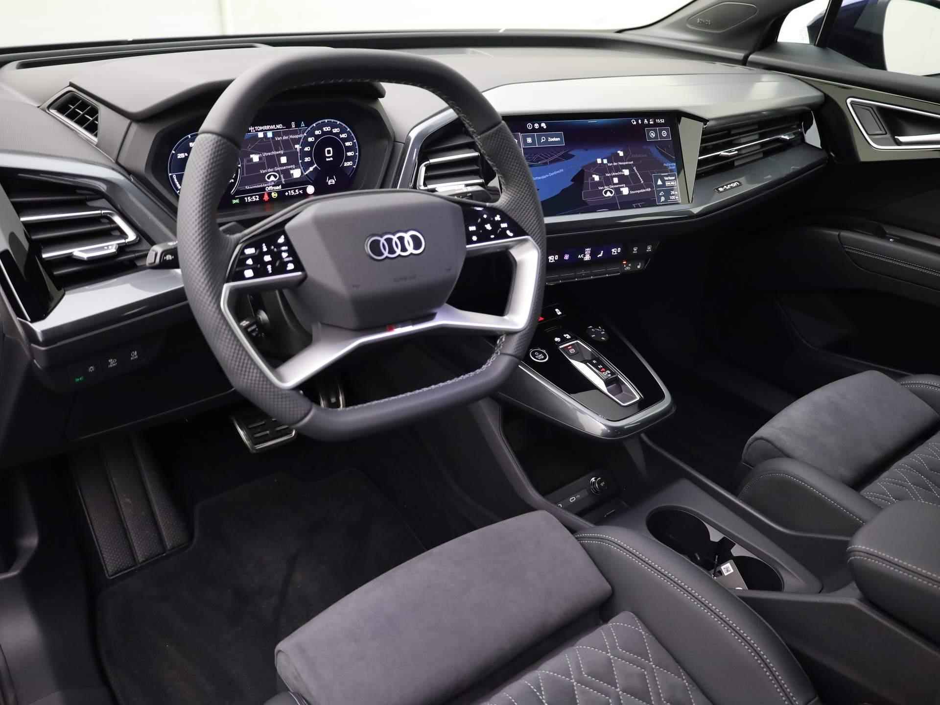 Audi Q4 e-tron 45 S Edition 286pk RWD · Bekleding Leder/Alcantara · Sonos Premium 3D · Comfortsleutel - 3/52