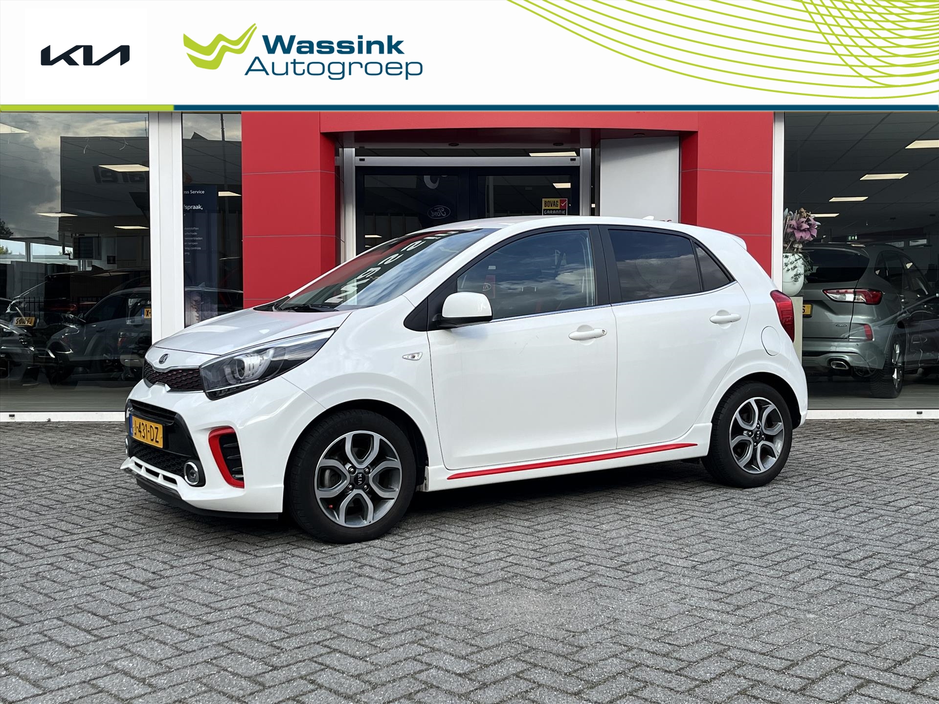 KIA Picanto 1.0 MPi 67pk GT-Line | Airconditioning | Lederen bekleding | Bluetooth | Apple carplay | Cruise control |