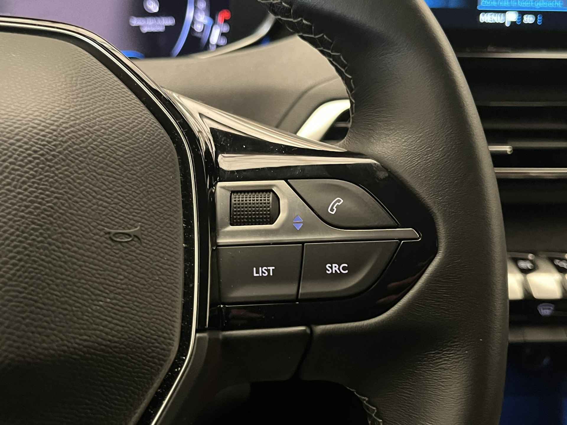 Peugeot 5008 1.2 130PK Allure Pack | Navigatie | 7 Persoons | Camera | 18'' Lichtmetaal | LED | Carplay | Clima | Cruise | Lder\Stof | Bluetooth | Getint glas | 2022! 11.500Km! | Touchscreen | Digitaal Display - 31/45
