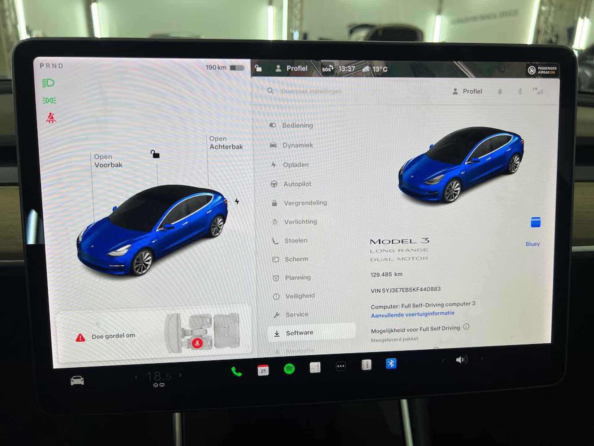 Tesla Model 3 Long Range AWD 75 kWh  Full Self Driving  geleverd Trekhaak 19" - 8/14