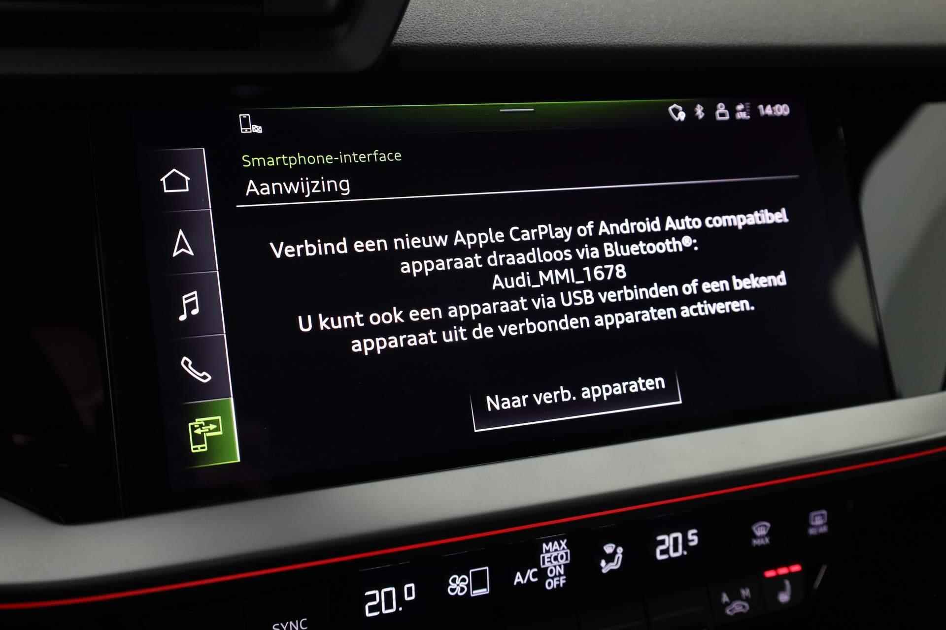 Audi A3 Sportback 45 TFSI e 245PK S-tronic S edition Competition | Panoramadak | Matrix LED | B&O Sound | Standkachel | 19 inch | - 18/45