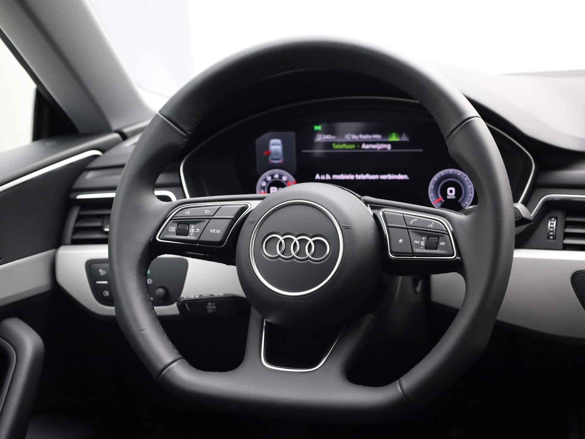 Audi A5 Sportback 40 TFSI/204PK S Line · Leder/Alcantara · Matrix-LED · Trekhaak - 35/42