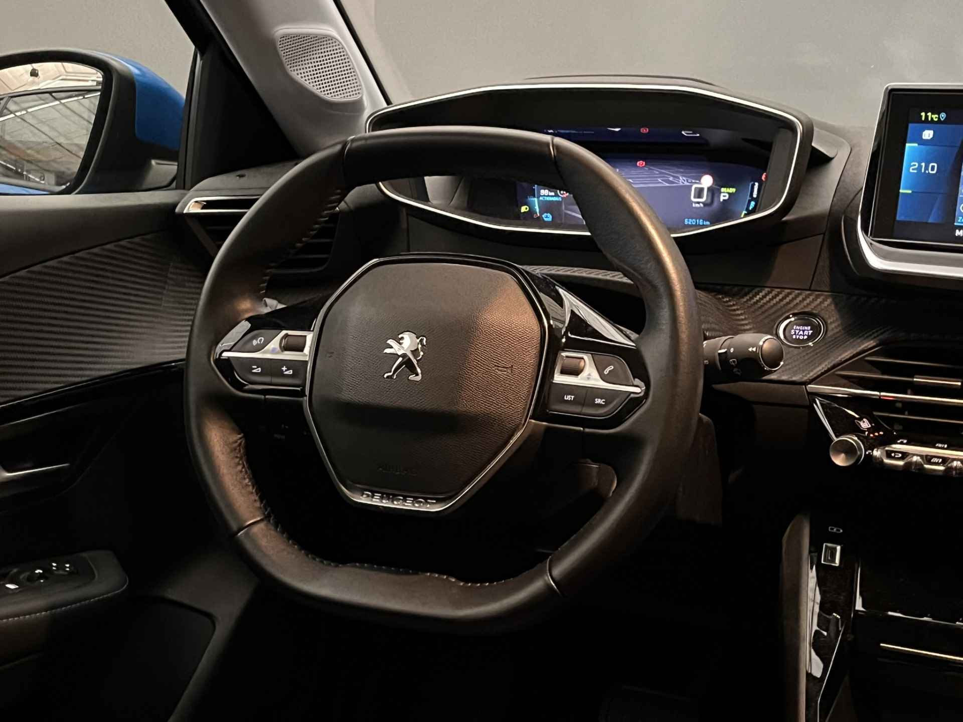 Peugeot e-208 Allure Première | Stoelverwarming | Climate Controle | Keyless | Parkeersensoren voor en achter | Apple Carplay/Android Auto |  LED koplampen | 16'' Lichtmetalen velgen | - 42/46